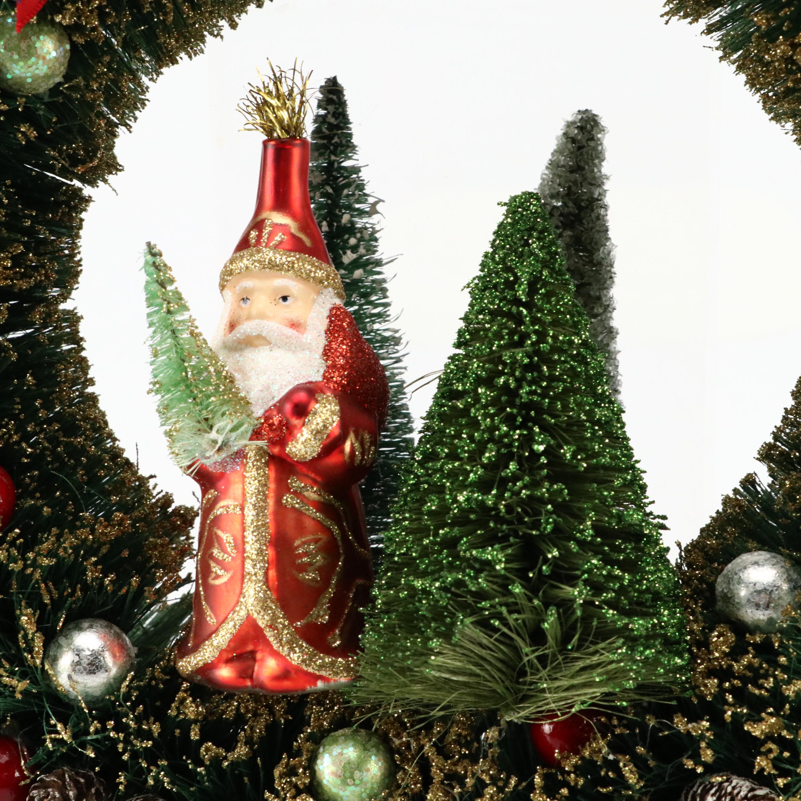 MacKenzie-Childs Attributed "Holiday Nostalgia" Christmas Wreath