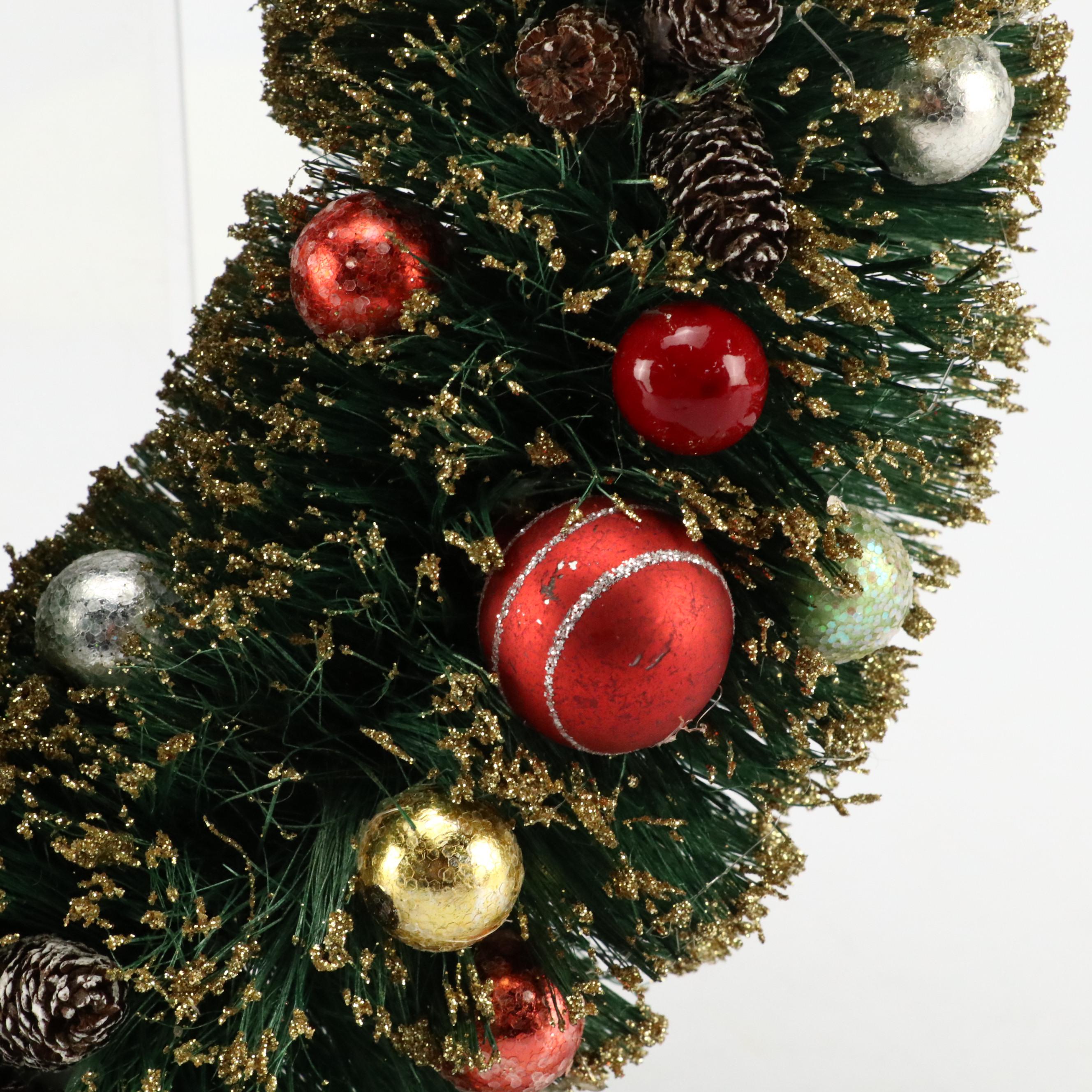 MacKenzie-Childs Attributed "Holiday Nostalgia" Christmas Wreath