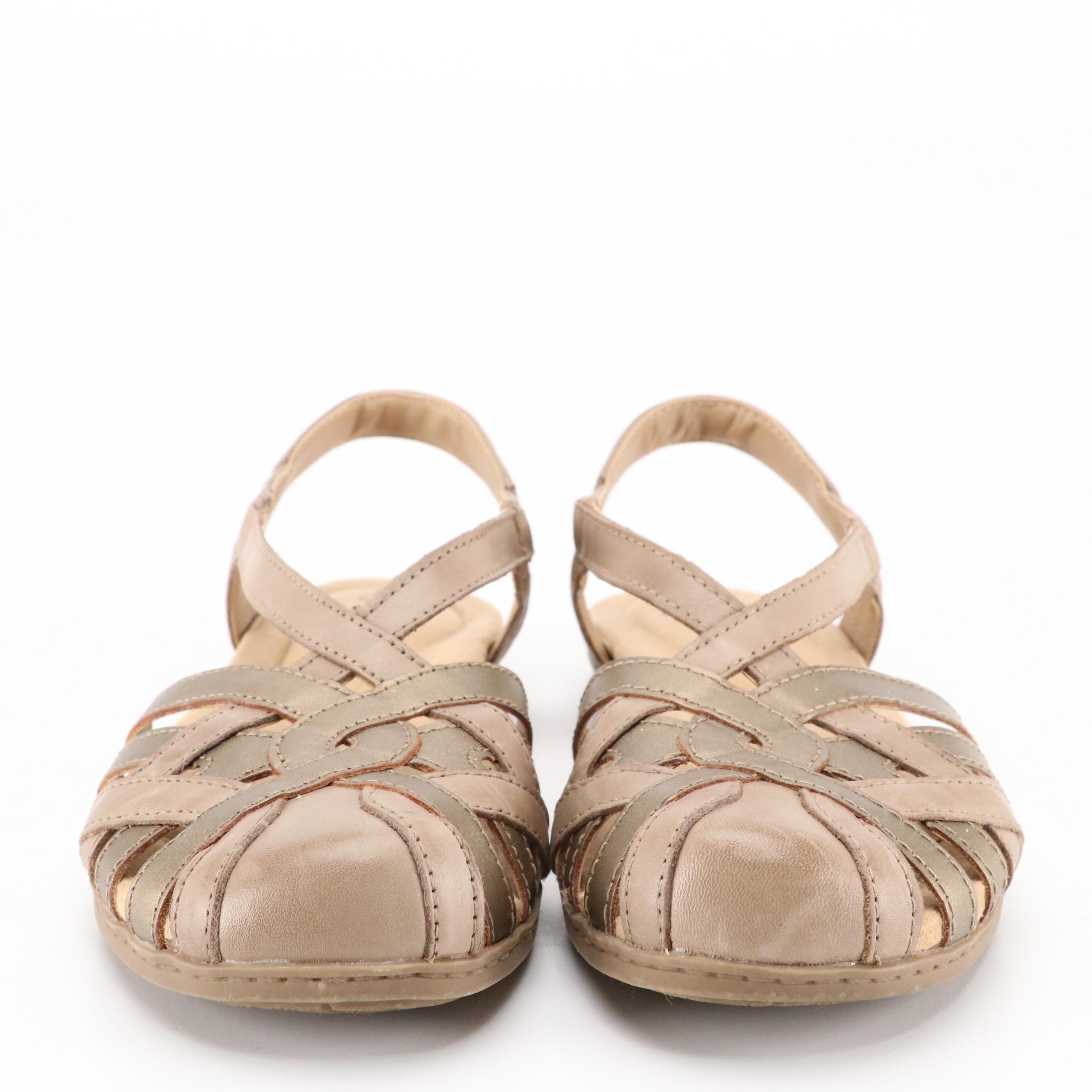 Earth Origins Strappy Sandals, Skechers Flats, Ankle Boots and Wedges in Boxes