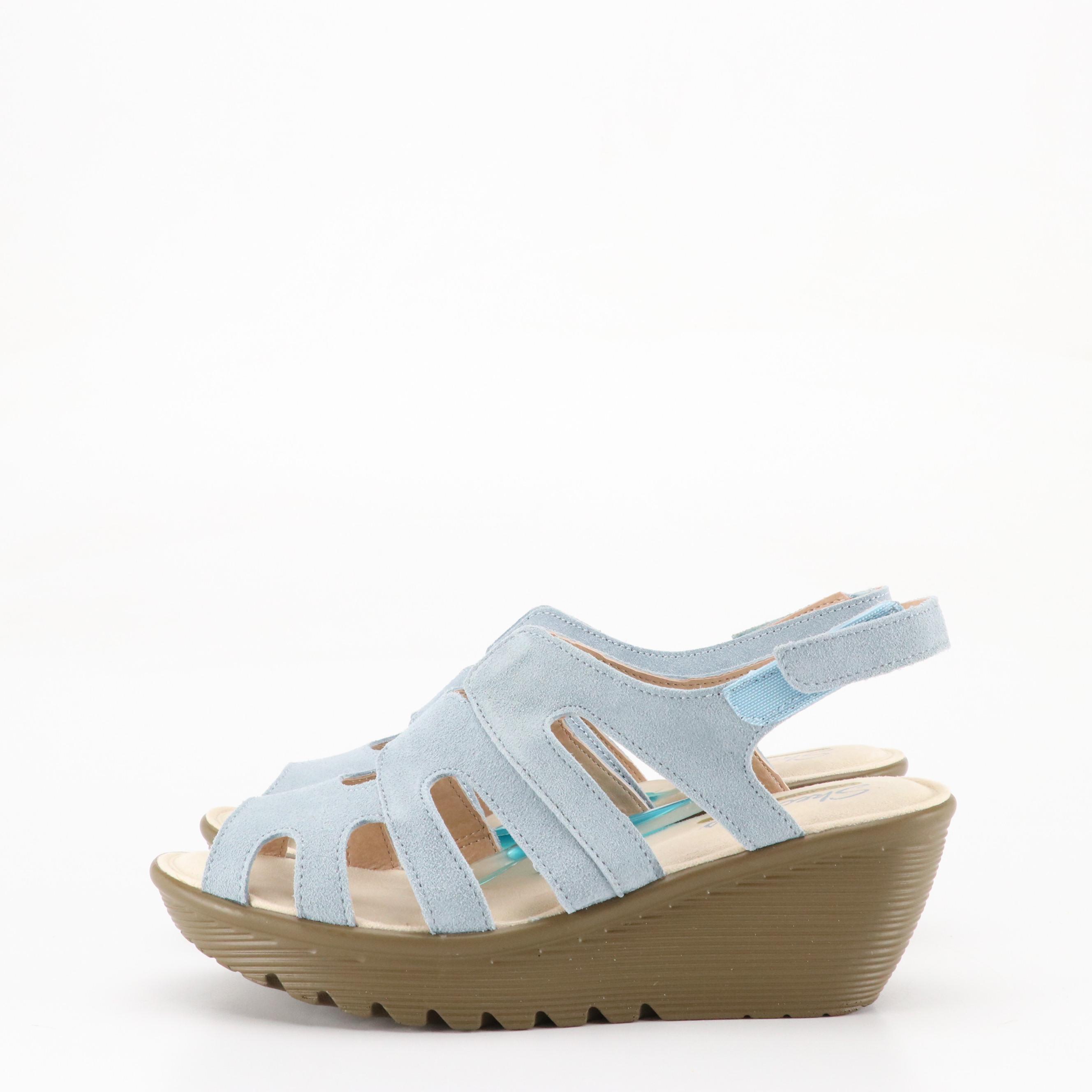 Earth Origins Strappy Sandals, Skechers Flats, Ankle Boots and Wedges in Boxes