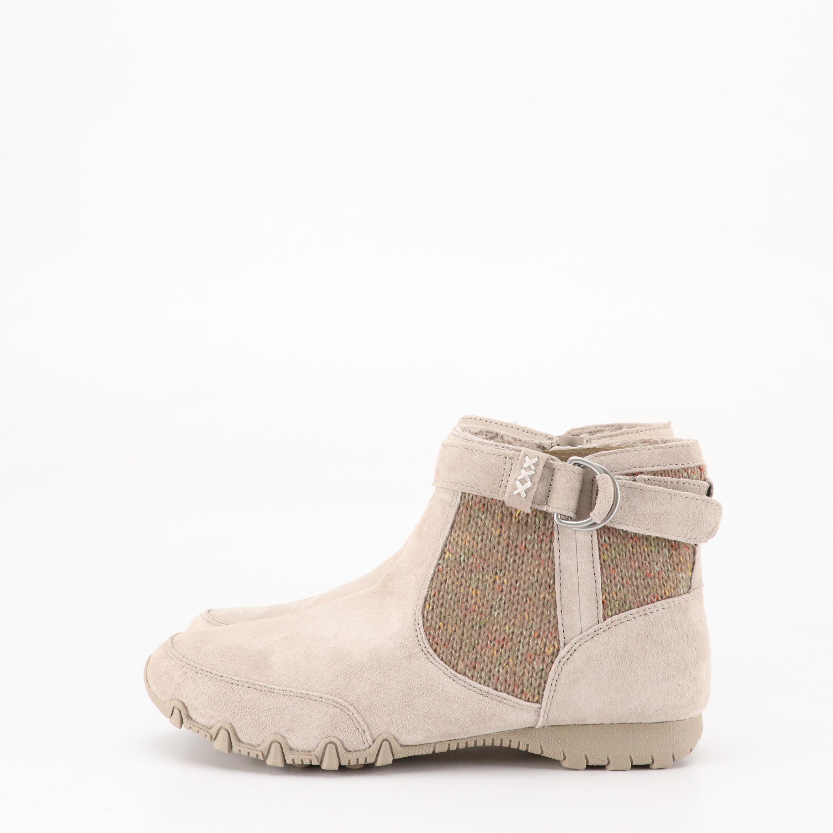 Earth Origins Strappy Sandals, Skechers Flats, Ankle Boots and Wedges in Boxes