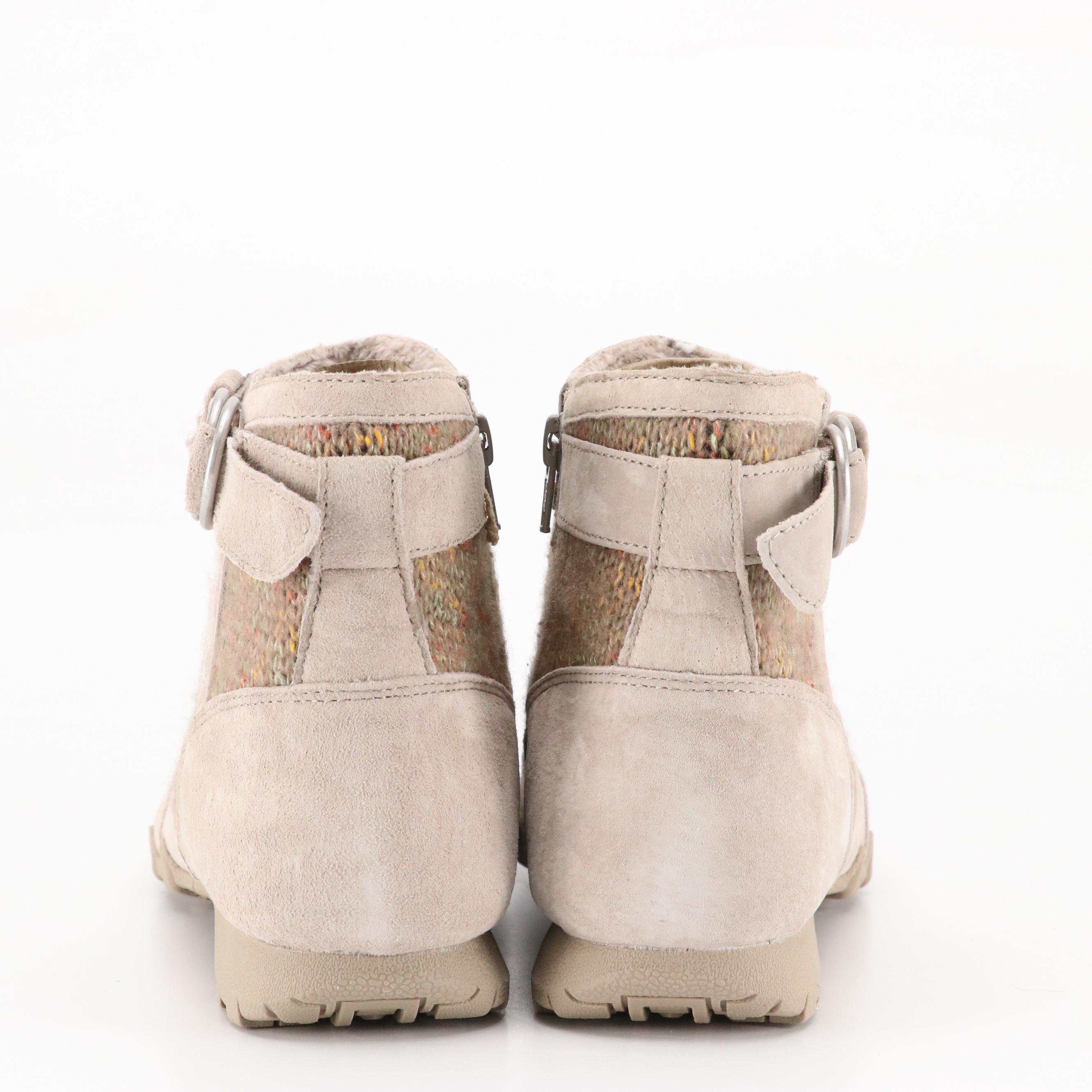 Earth Origins Strappy Sandals, Skechers Flats, Ankle Boots and Wedges in Boxes