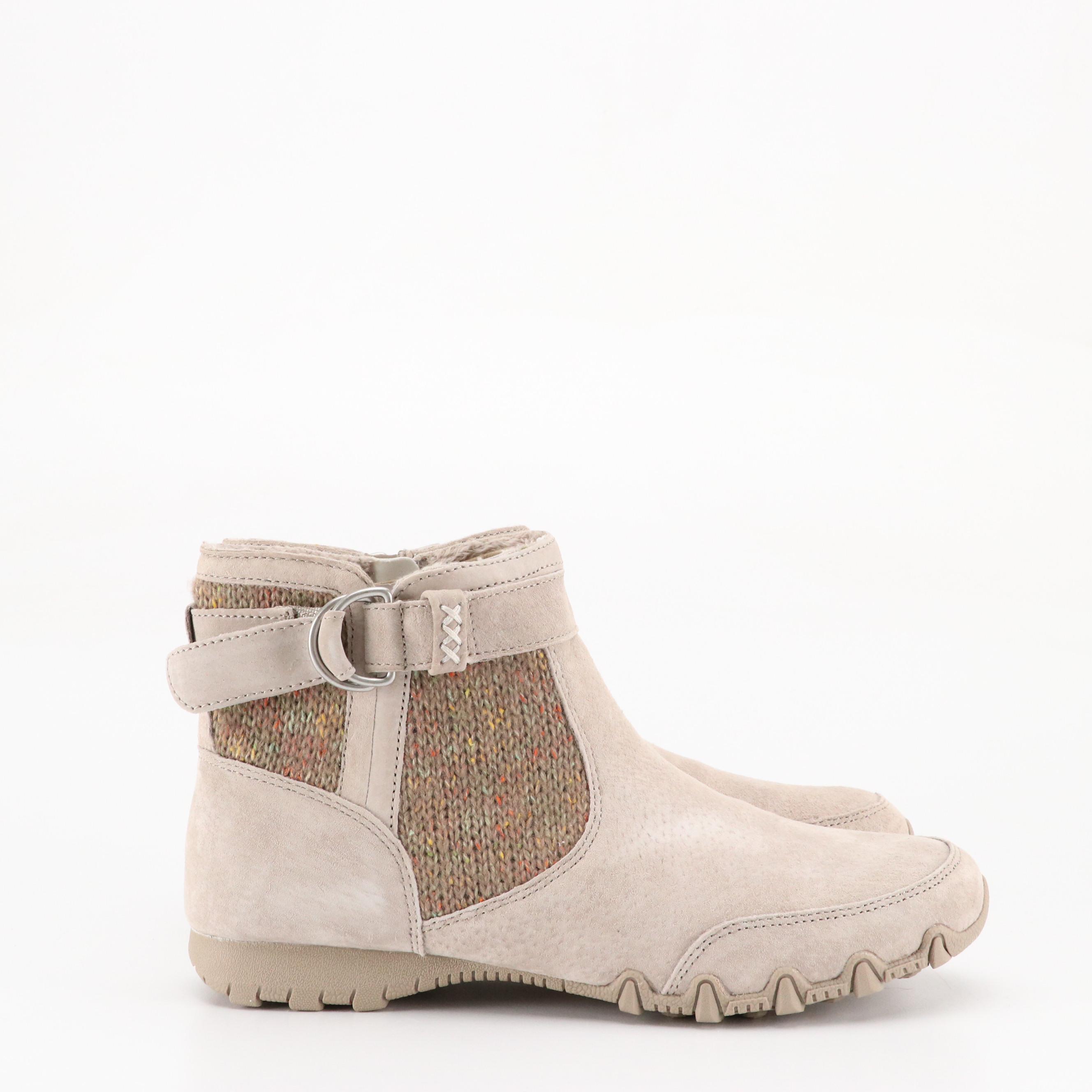 Earth Origins Strappy Sandals, Skechers Flats, Ankle Boots and Wedges in Boxes