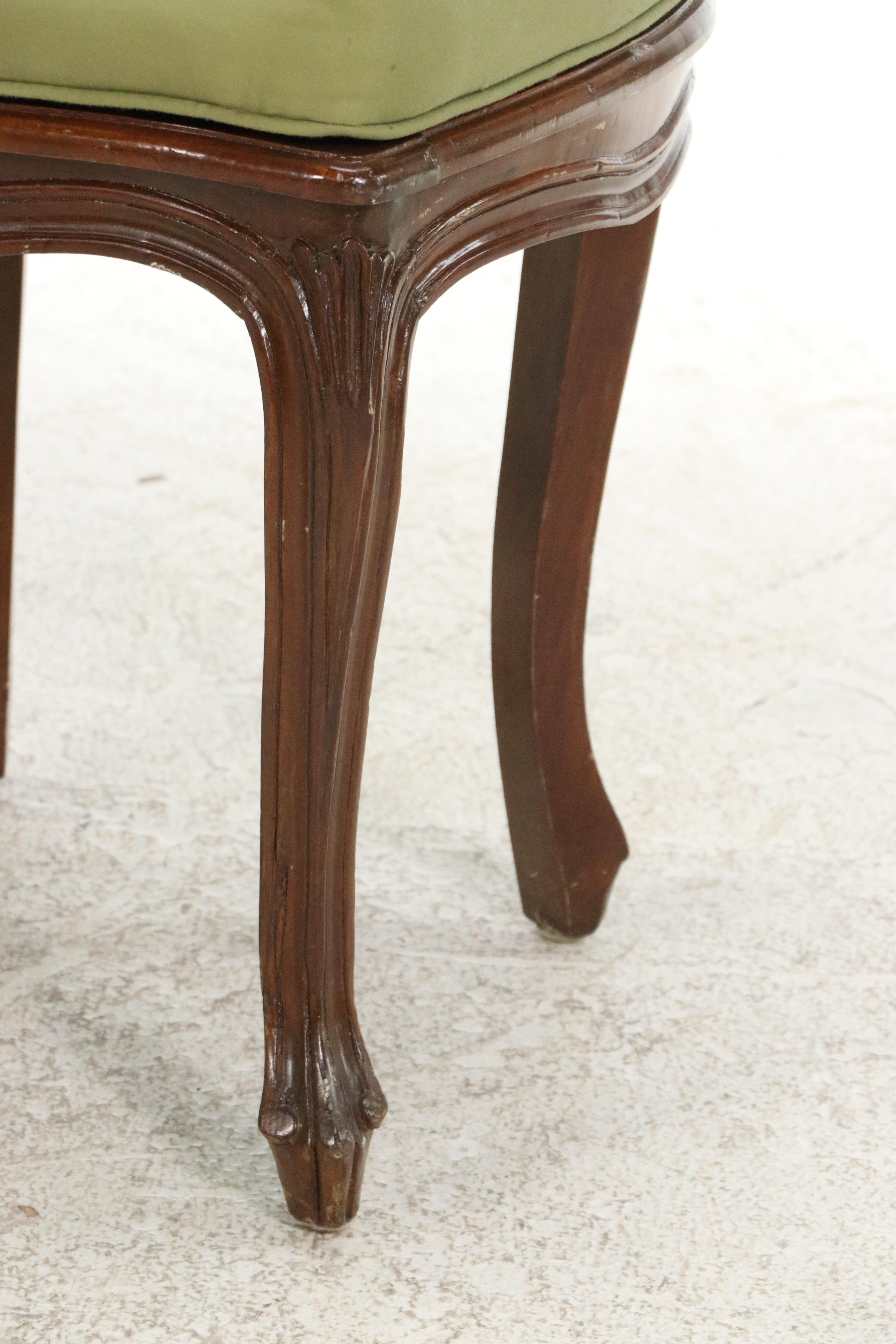 Set of Eight French Provincial Style Cane and Wood Dining Chairs