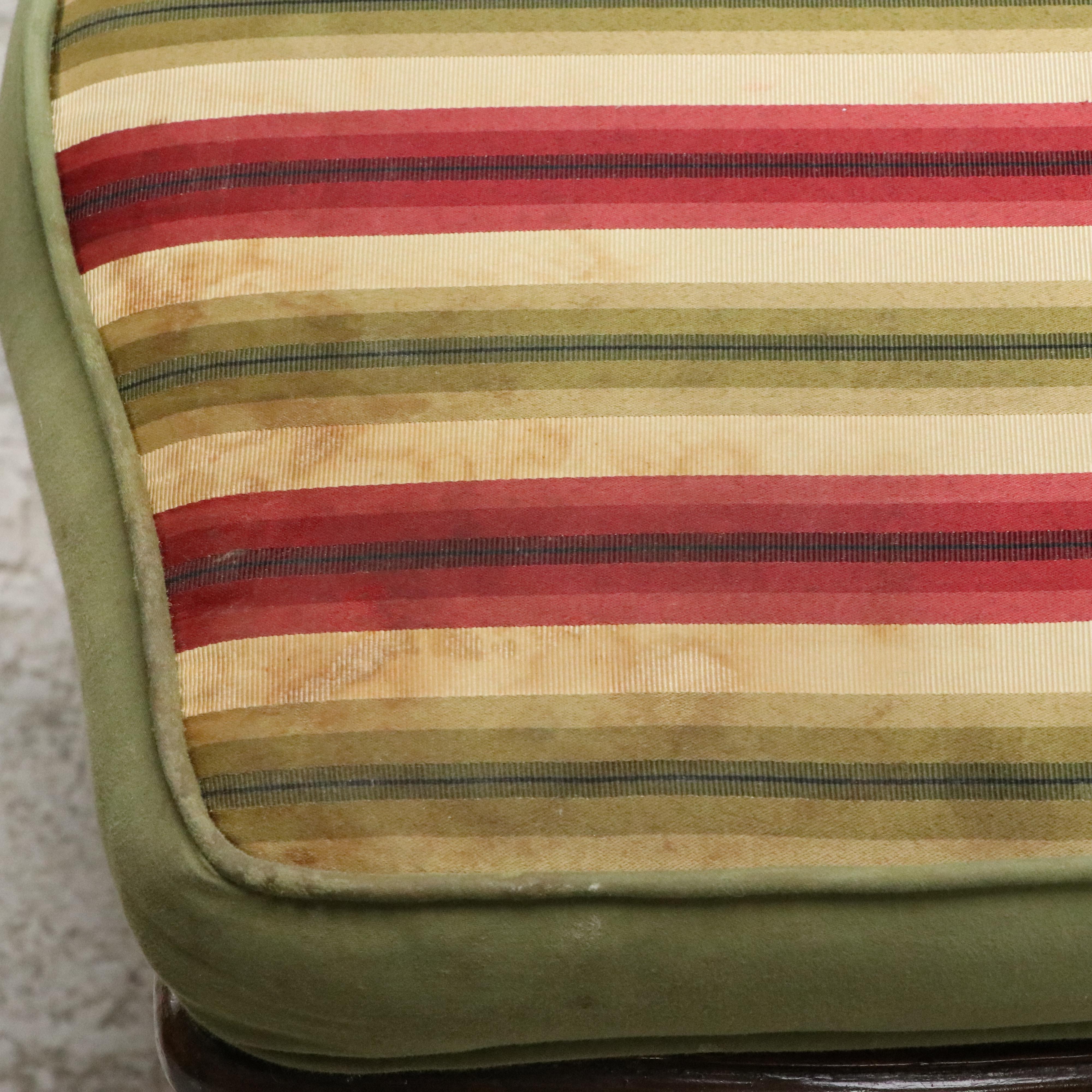 Set of Eight French Provincial Style Cane and Wood Dining Chairs