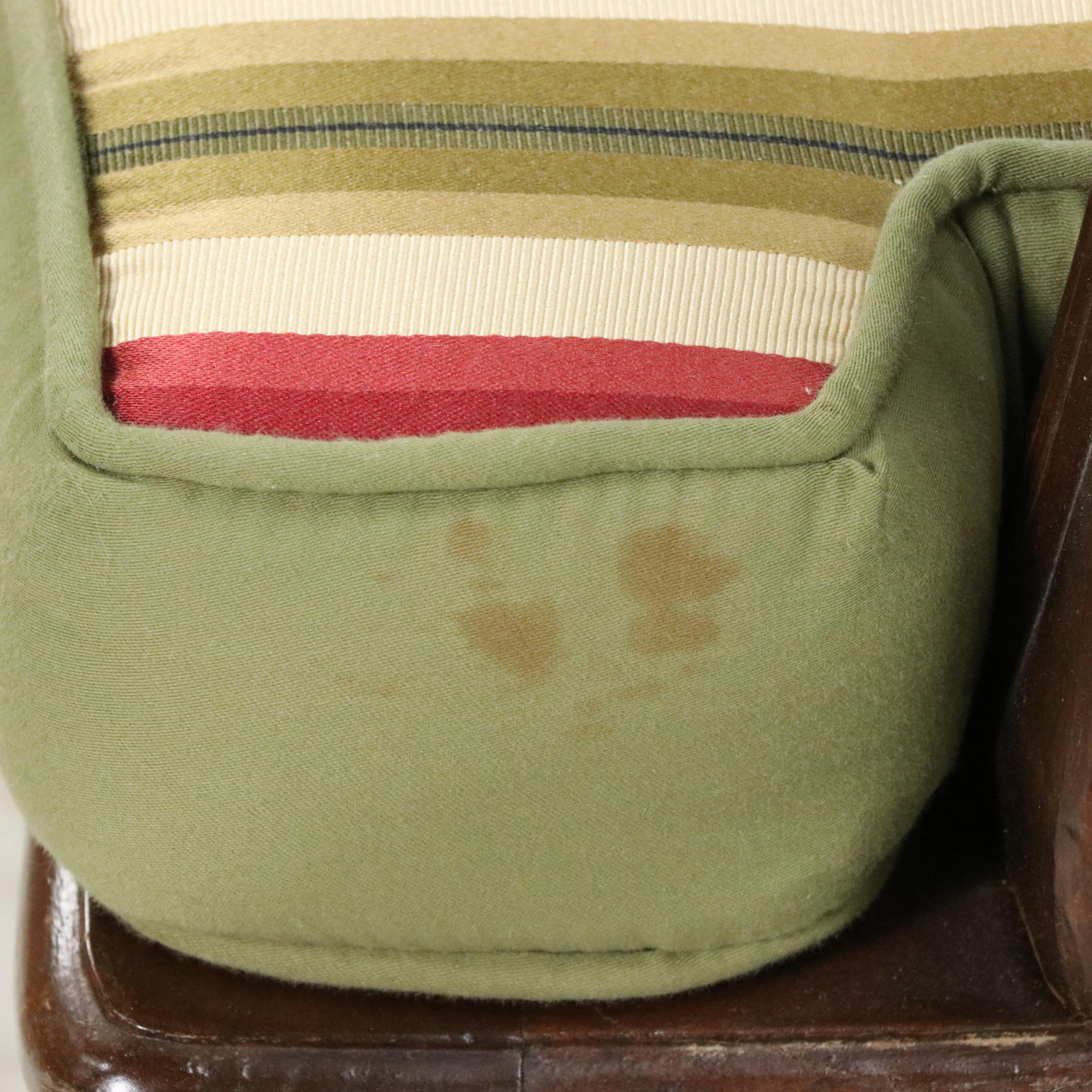 Set of Eight French Provincial Style Cane and Wood Dining Chairs