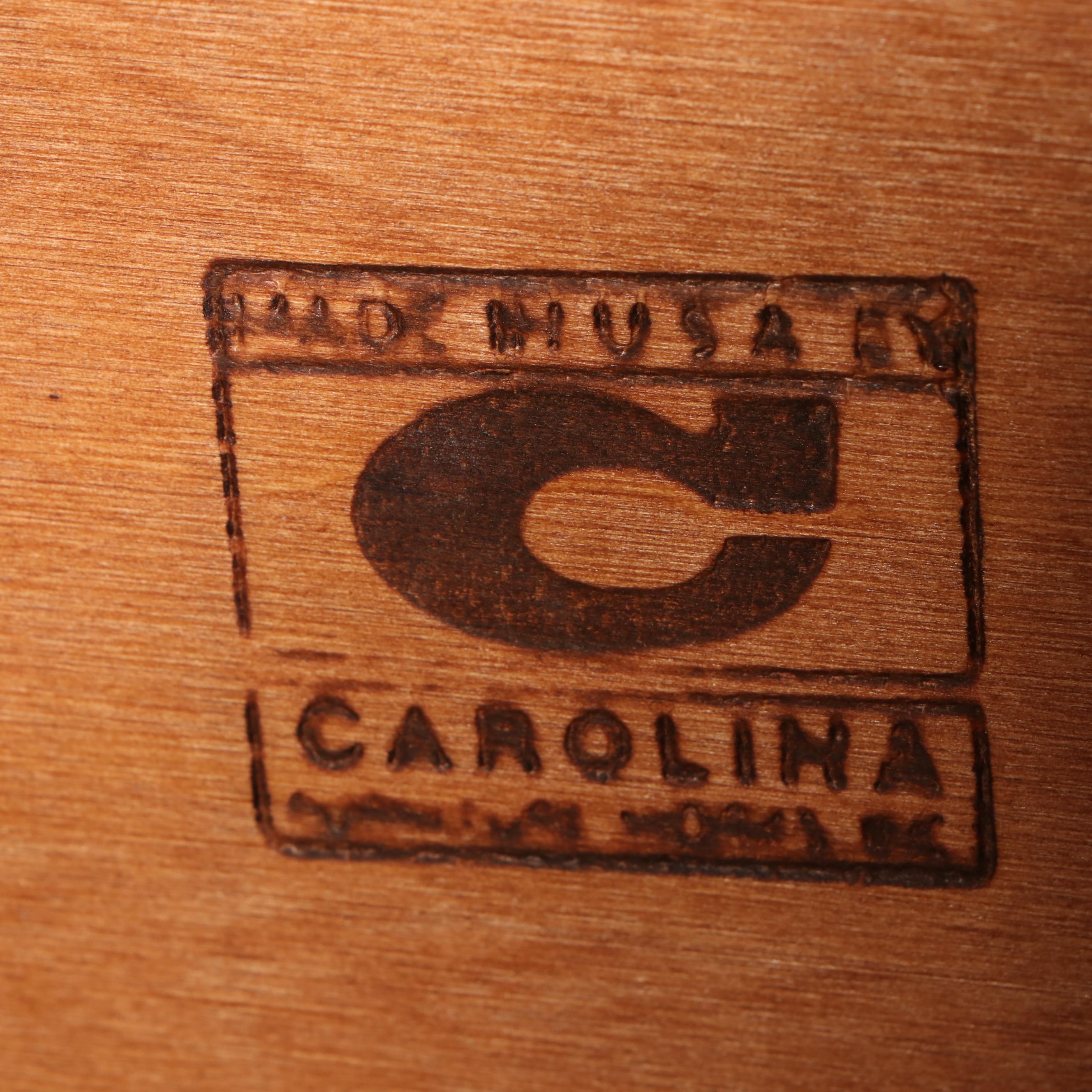 Carolina Furniture Inc. Federal Style Oak Two-Drawer Chest, Late 20th Century