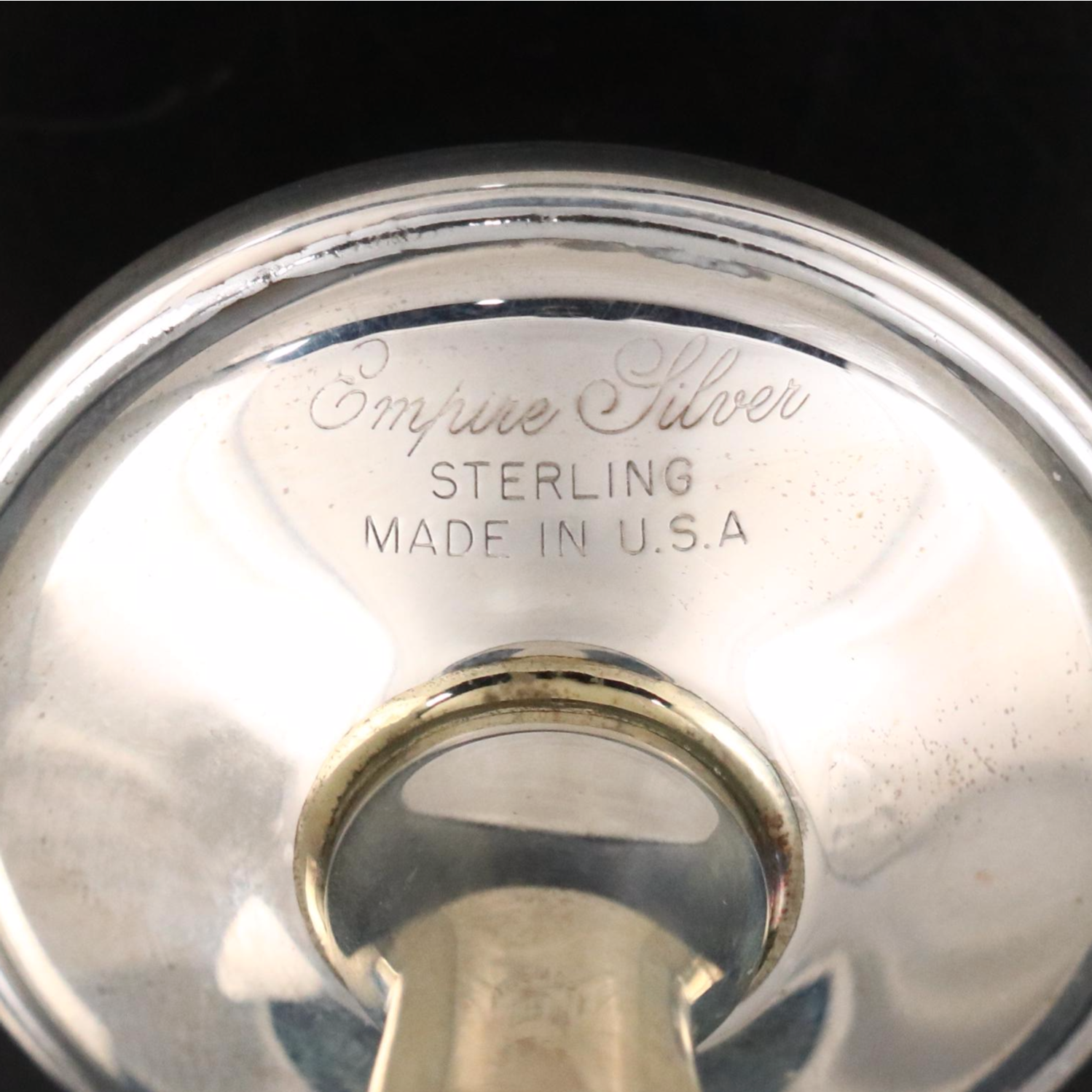 Empire Sterling Silver Baby Rattle