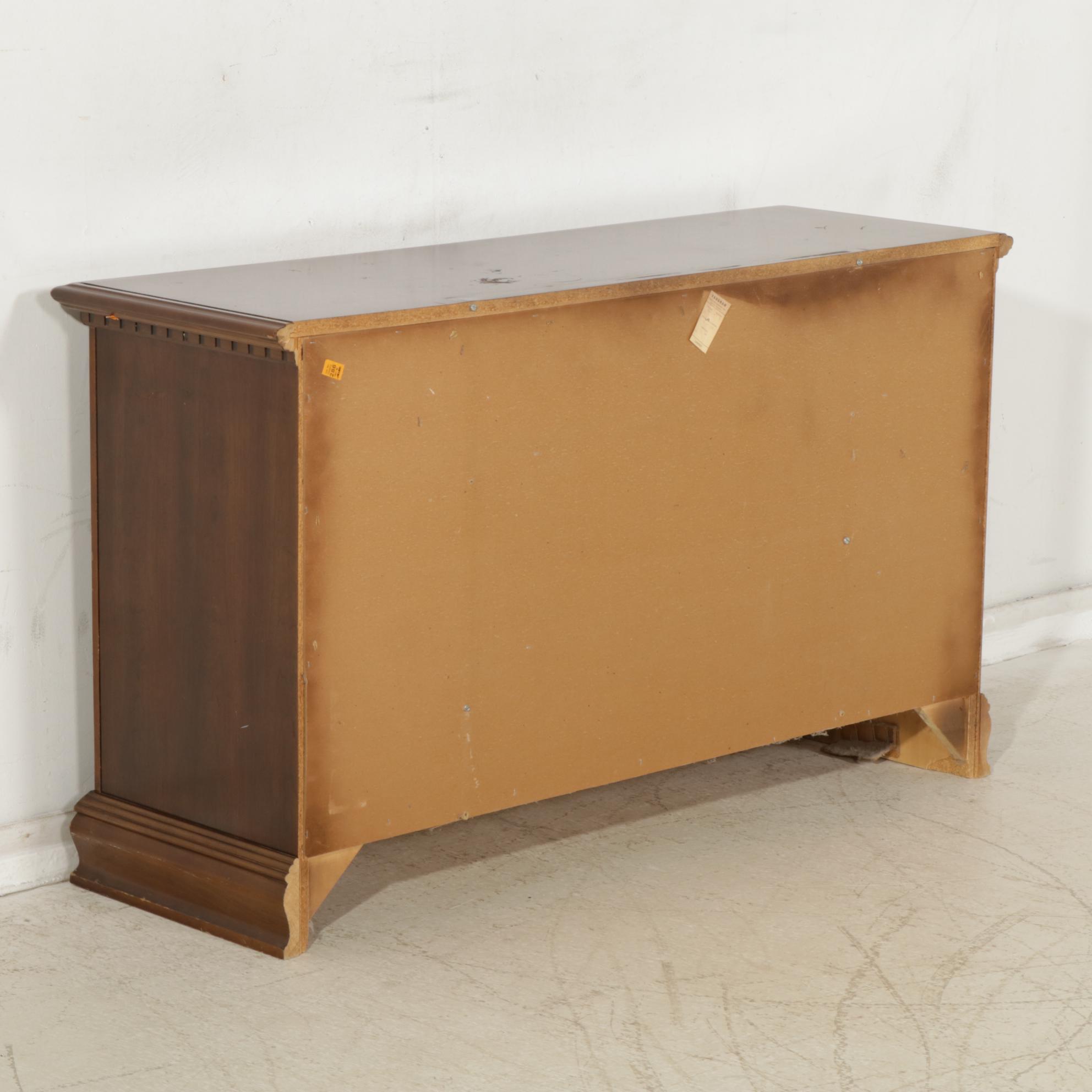 Vaughn Furniture Federal Style Cherry Dresser and Mirror