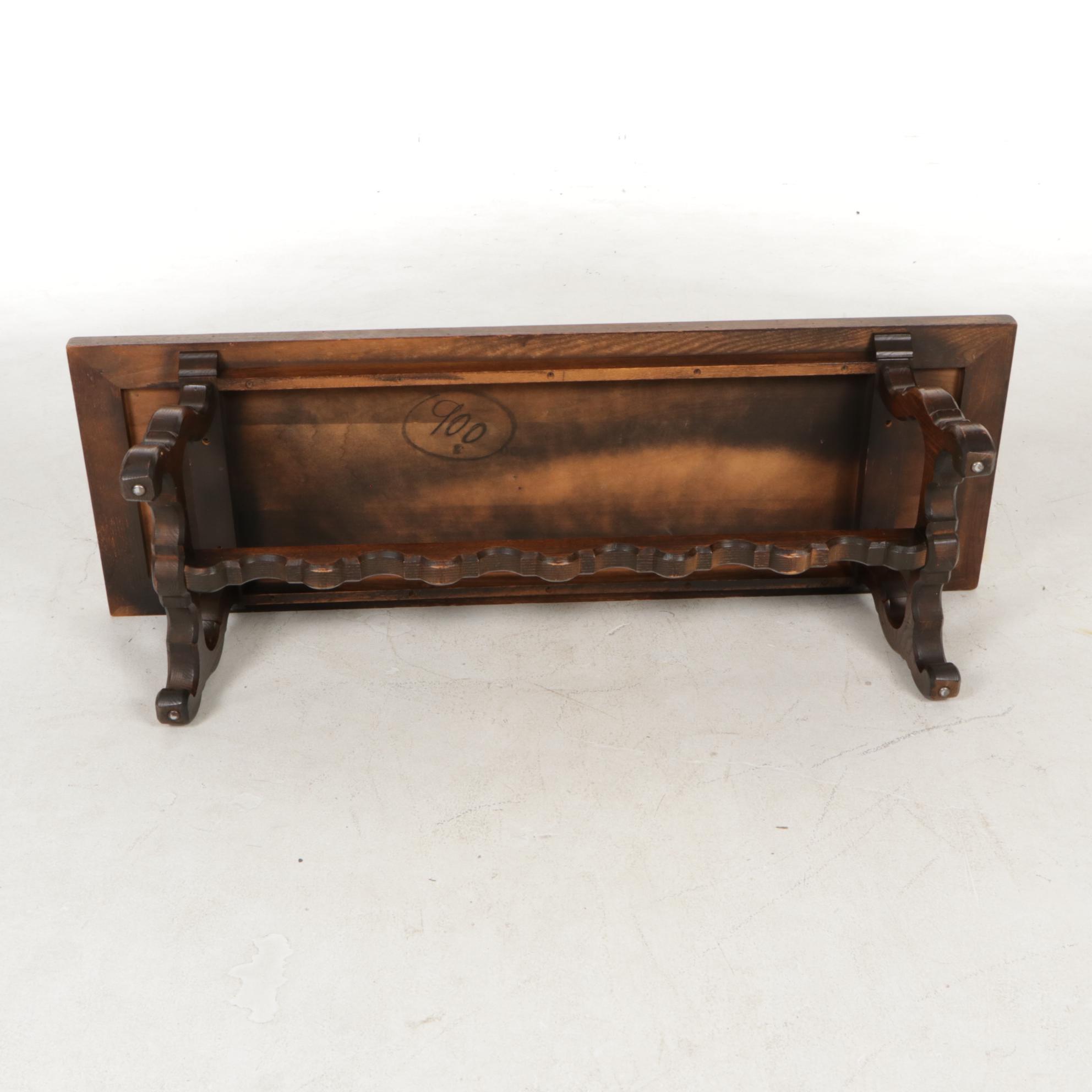 Oak Spanish Baroque Style Coffee Table