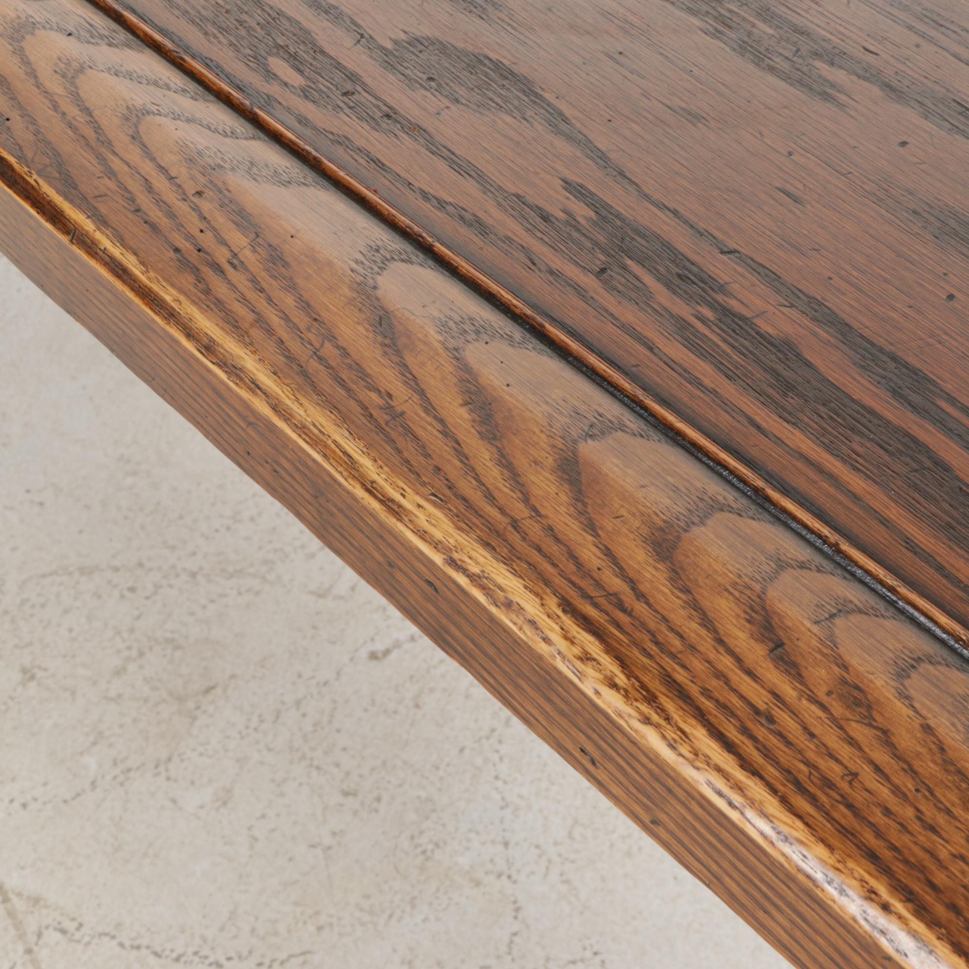 Oak Spanish Baroque Style Coffee Table