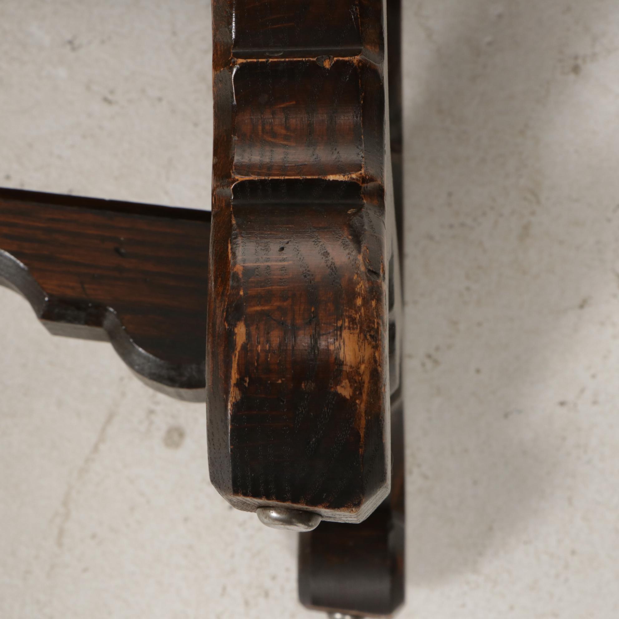 Oak Spanish Baroque Style Coffee Table