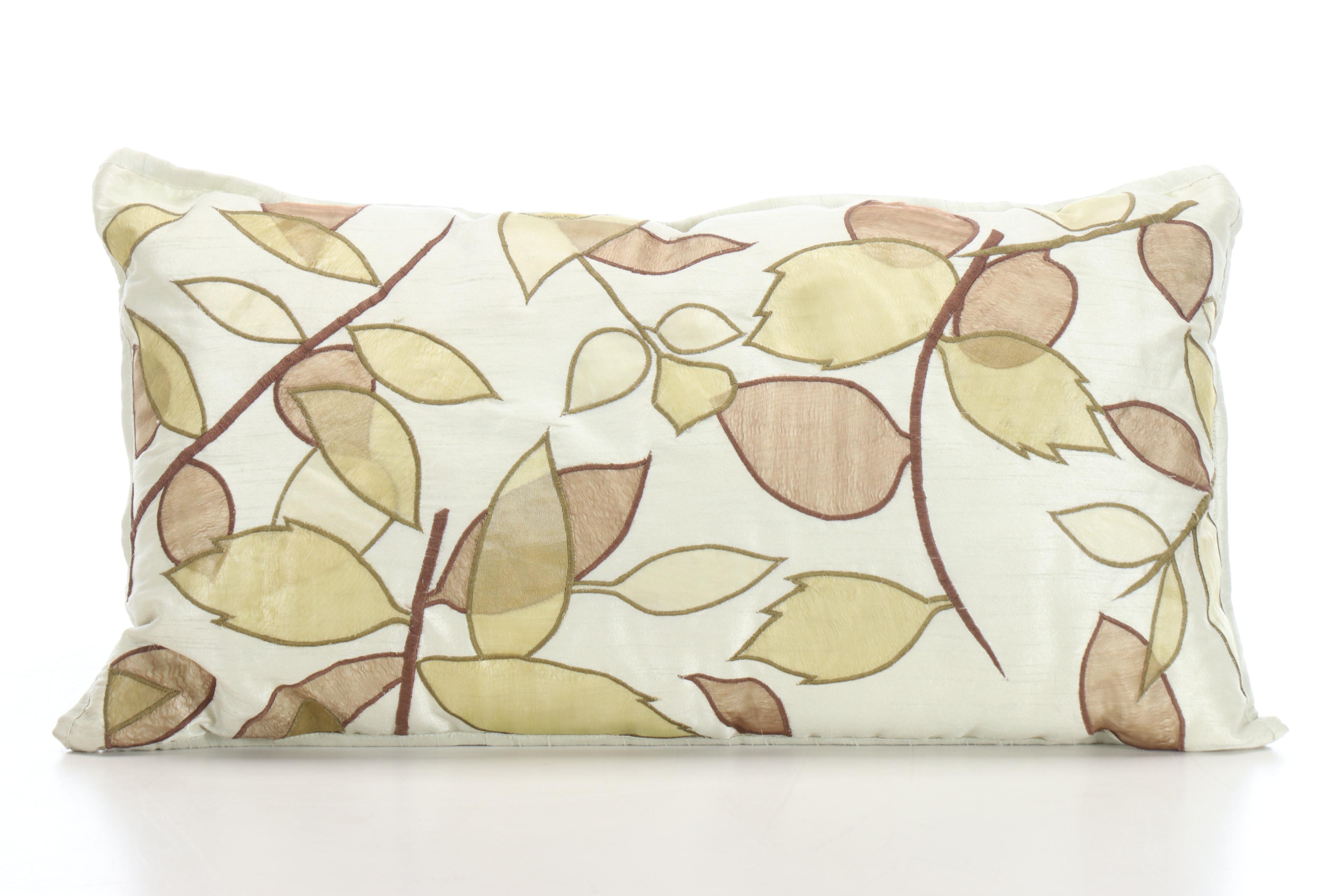 Pottery Barn and Foundations Silk Dupioni Drapes with Throw Pillows