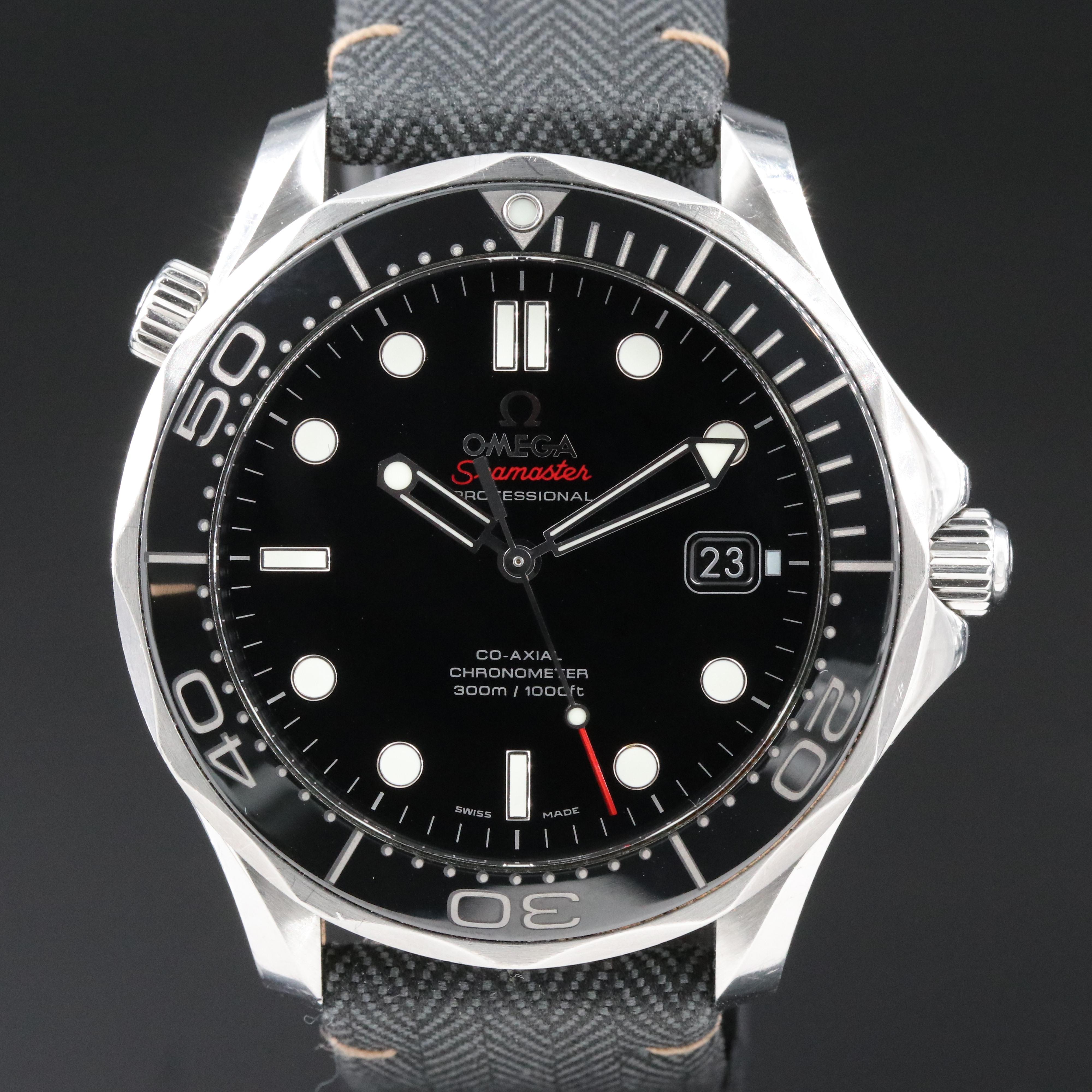 Omega Seamaster Diver 300m Black 41mm Steel Automatic Watch 212.30.41.20.01.003