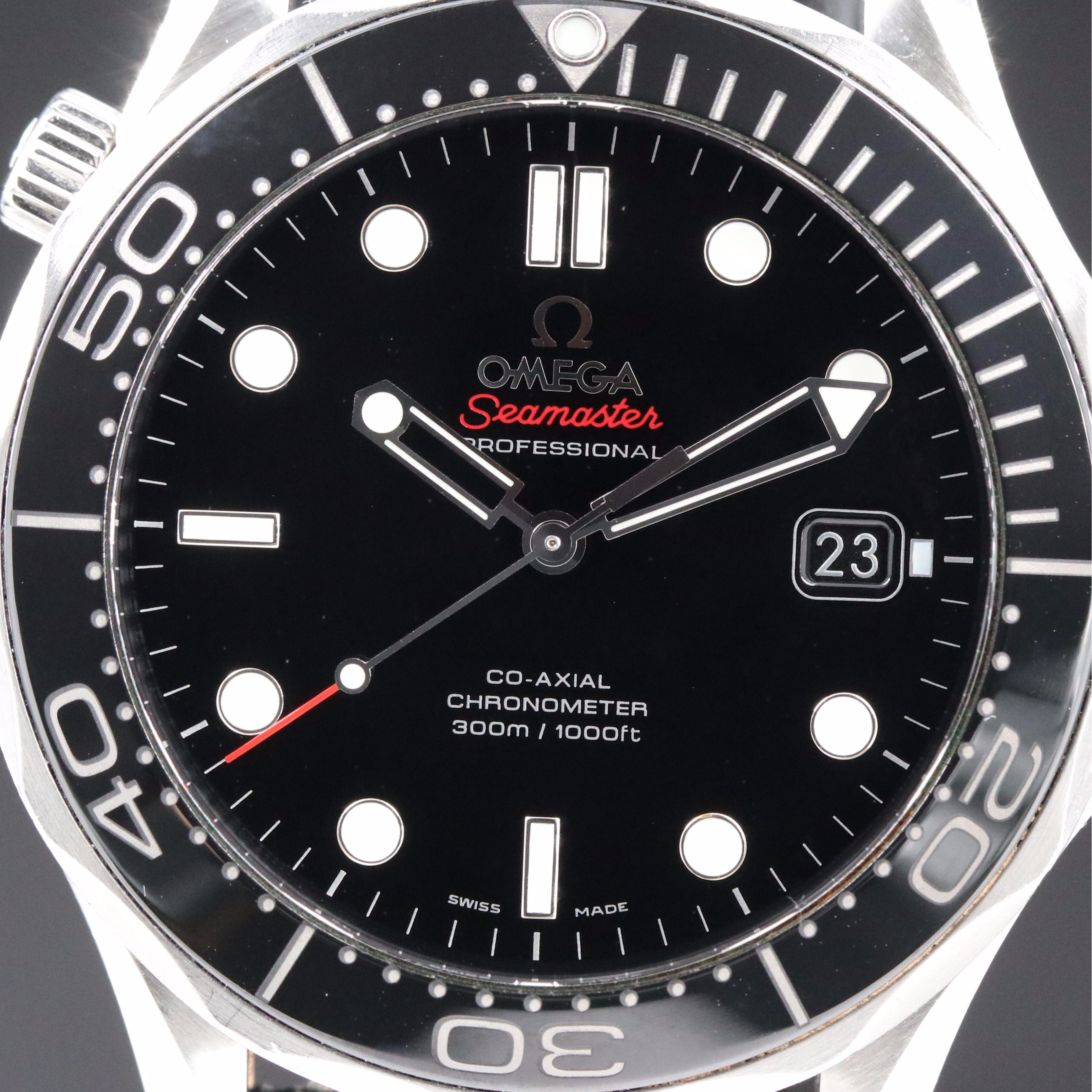 Omega Seamaster Diver 300m Black 41mm Steel Automatic Watch 212.30.41.20.01.003