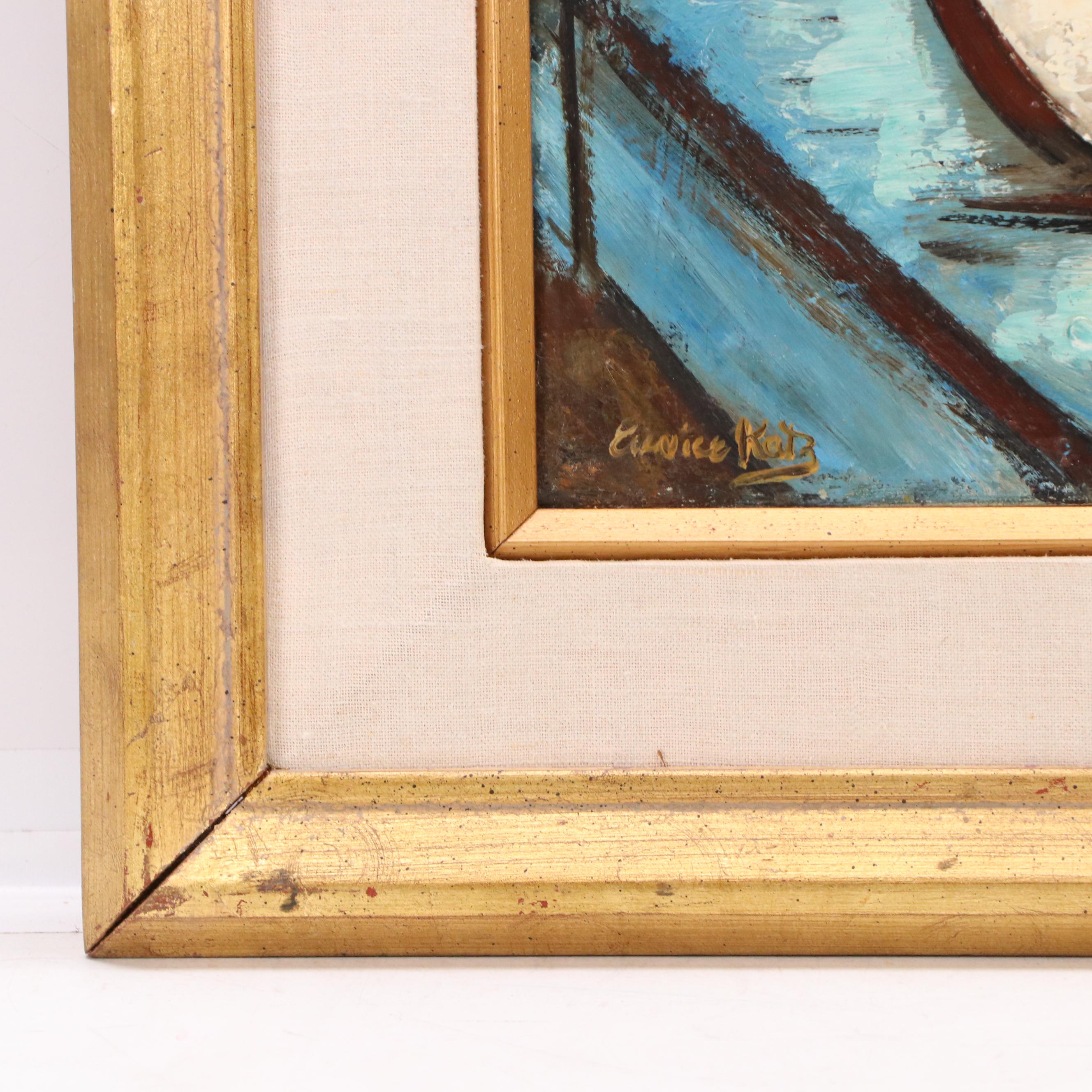 Eunice Katz Still Life Oil Painting, Mid to Late 20th Century