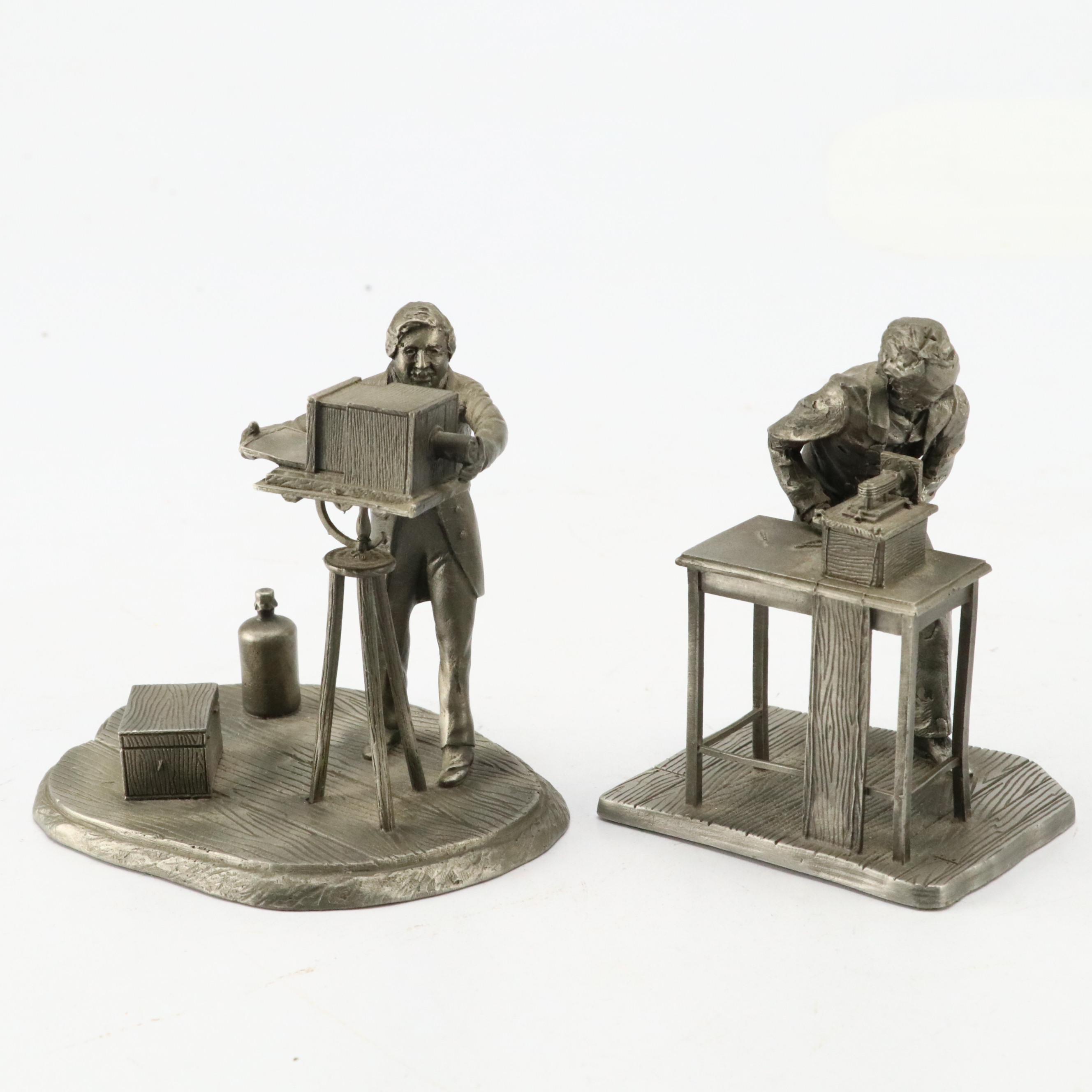 Deutsches Museum Metal "James Watt", "Wilhelm Conrad Röntgen" and More Figures