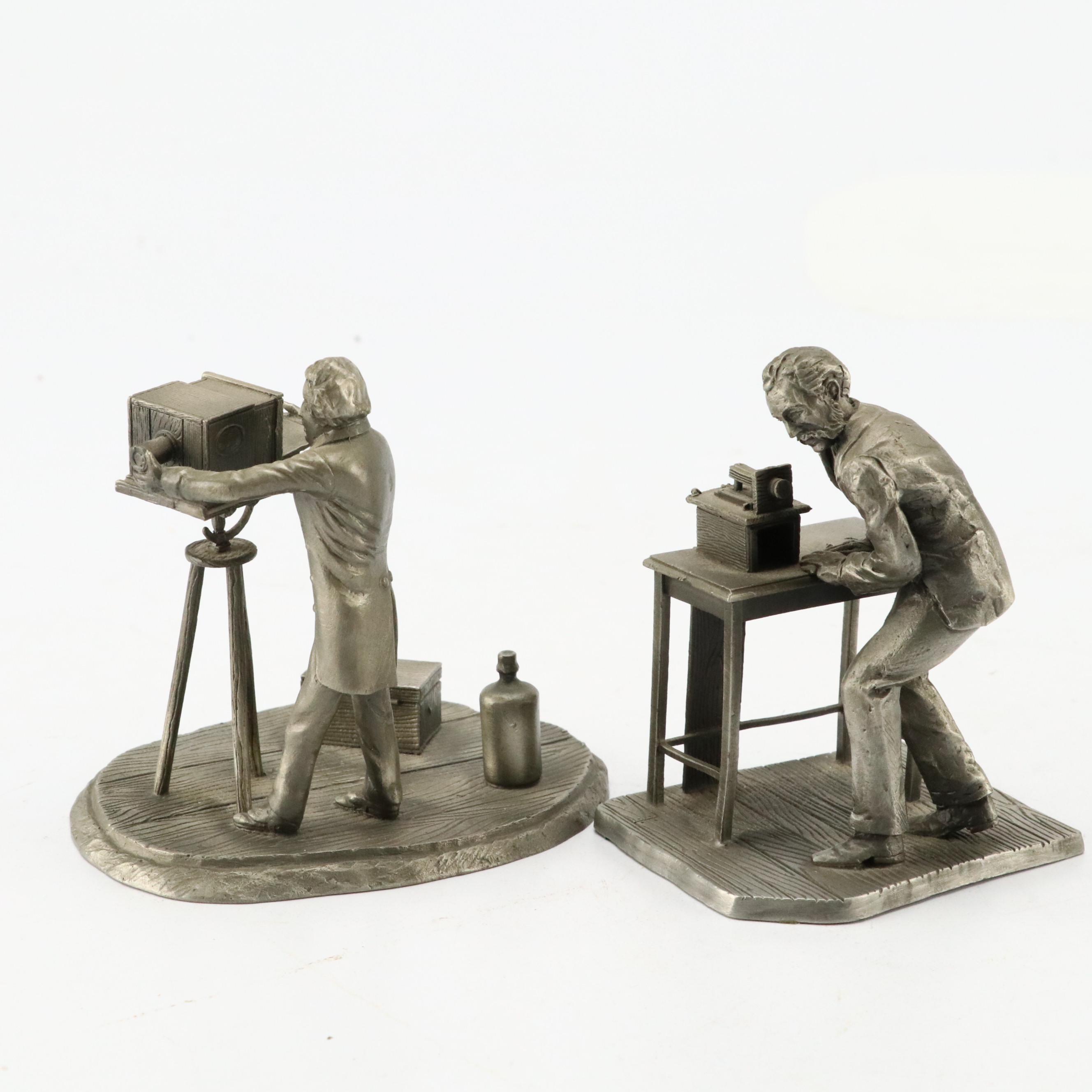 Deutsches Museum Metal "James Watt", "Wilhelm Conrad Röntgen" and More Figures