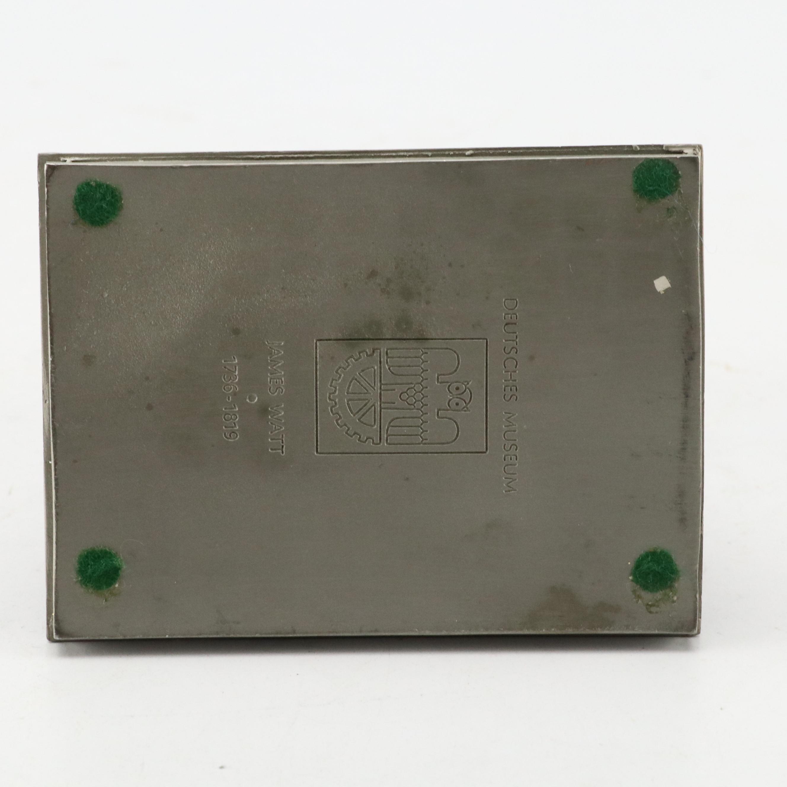 Deutsches Museum Metal "James Watt", "Wilhelm Conrad Röntgen" and More Figures