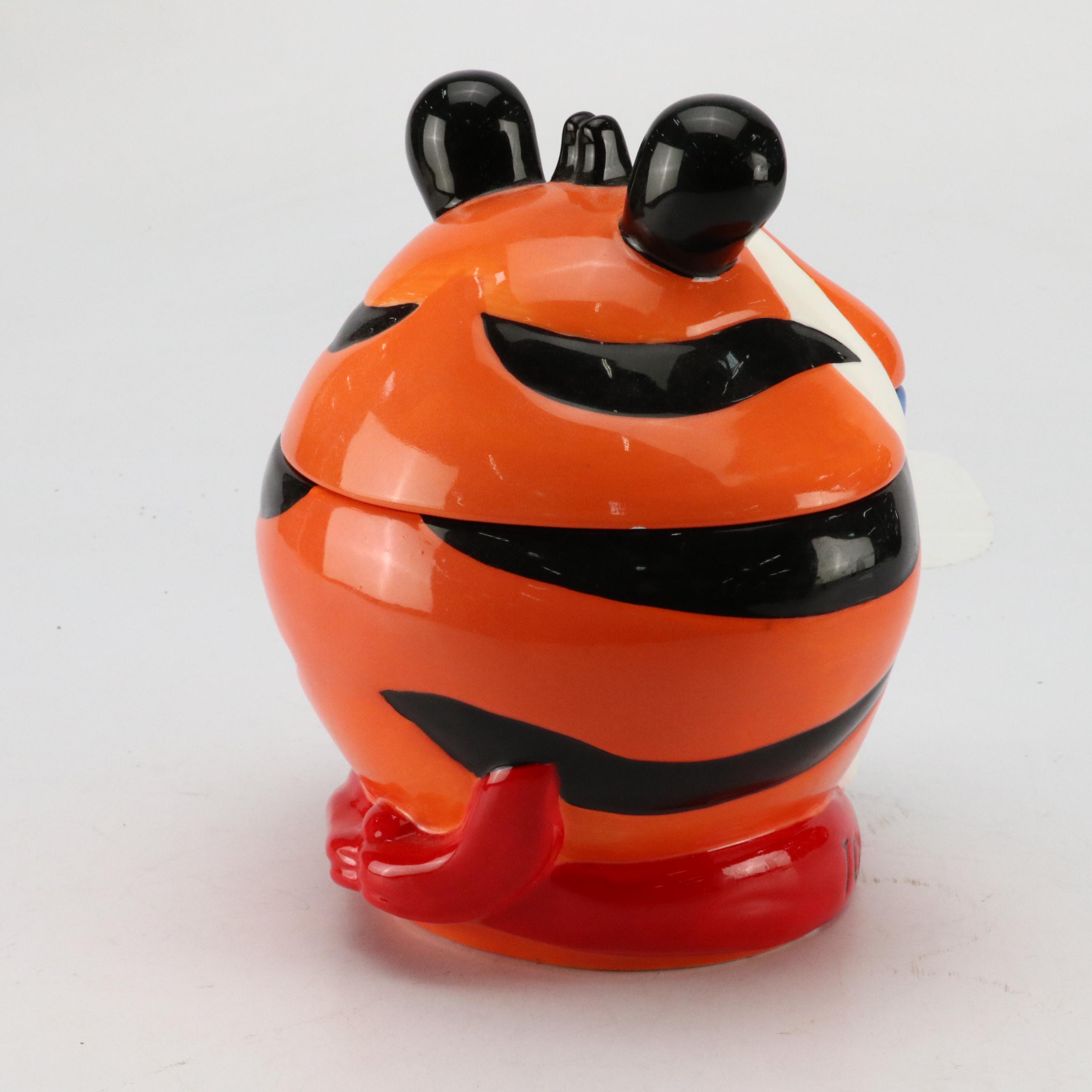 Kellogg Company Ceramic Tony Tiger Cookie Jar, 2002