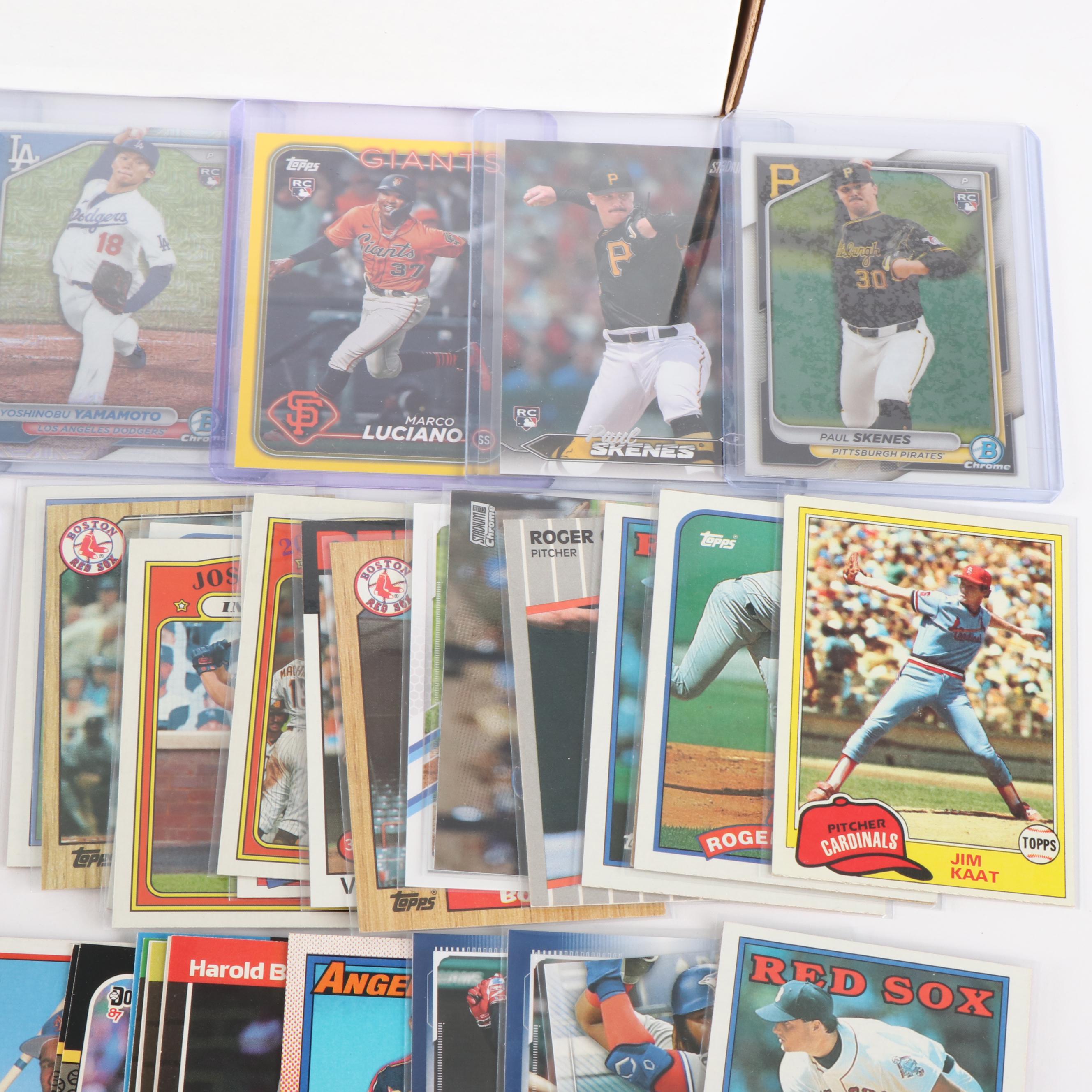 Large Baseball Card Collection, 1980s to 2020s