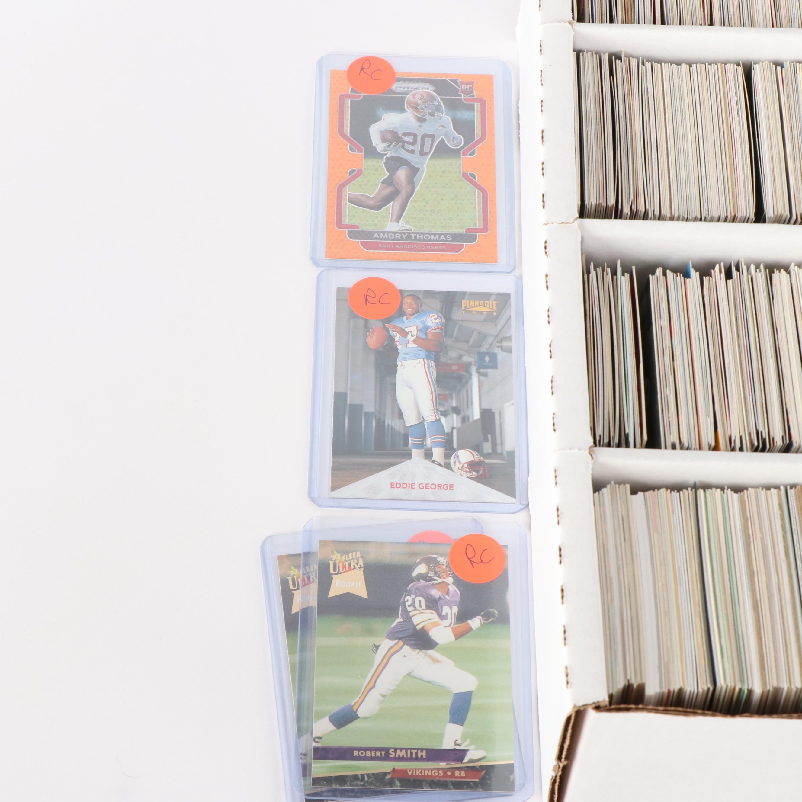 Large Football Card Collection, 1980s to 2020s