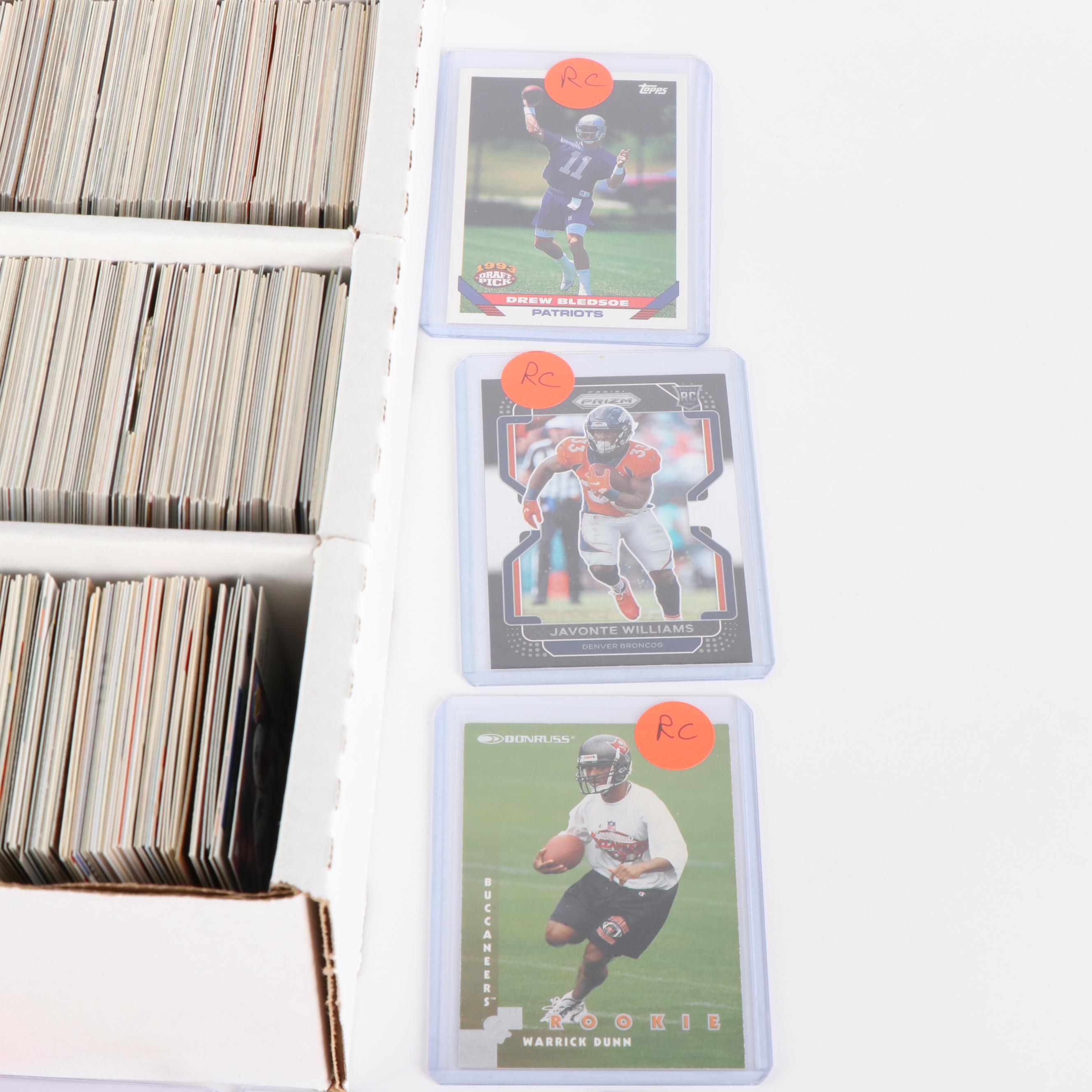 Large Football Card Collection, 1980s to 2020s