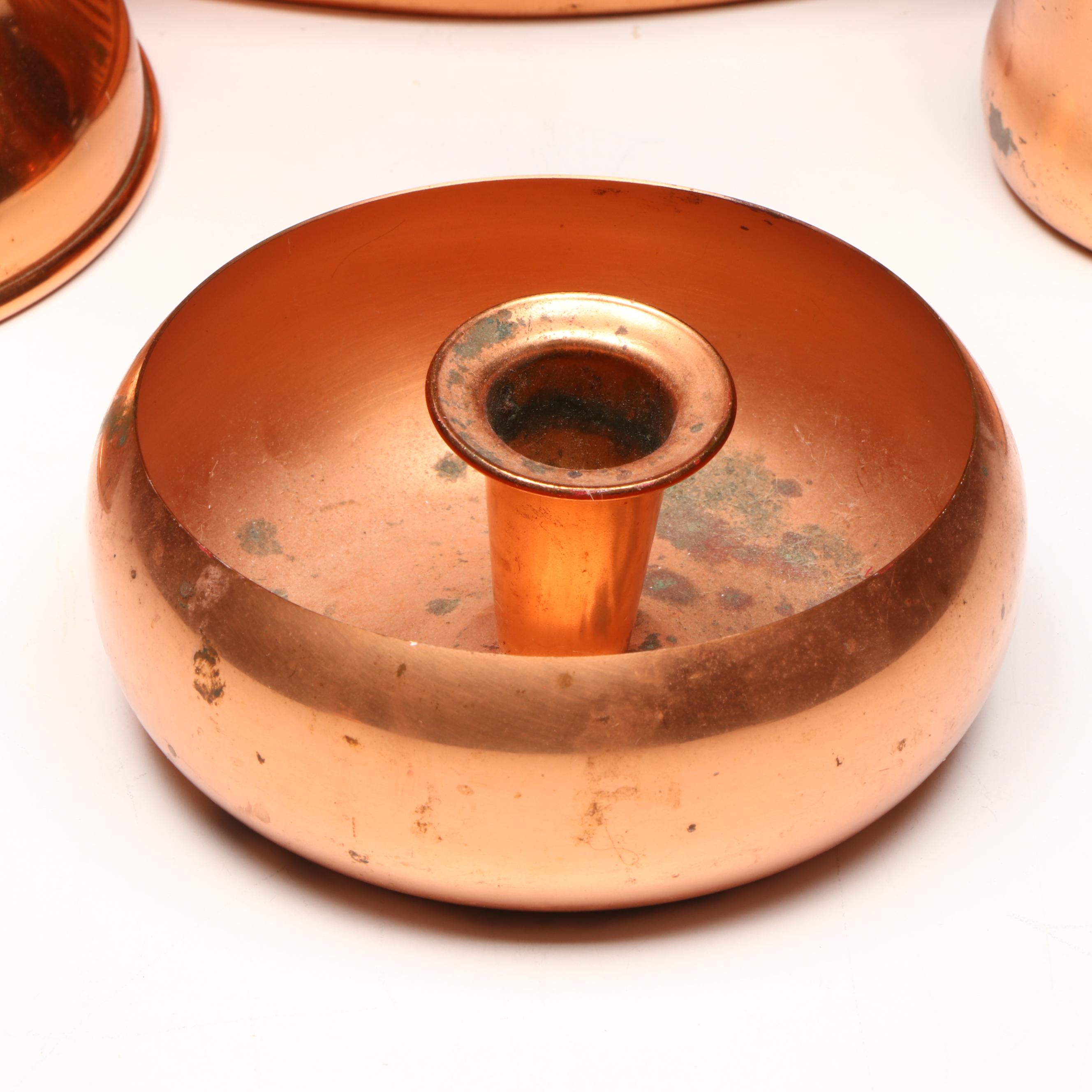 Coppercraft Guild Long Handled Coffee Pot with Other Tableware and Decor