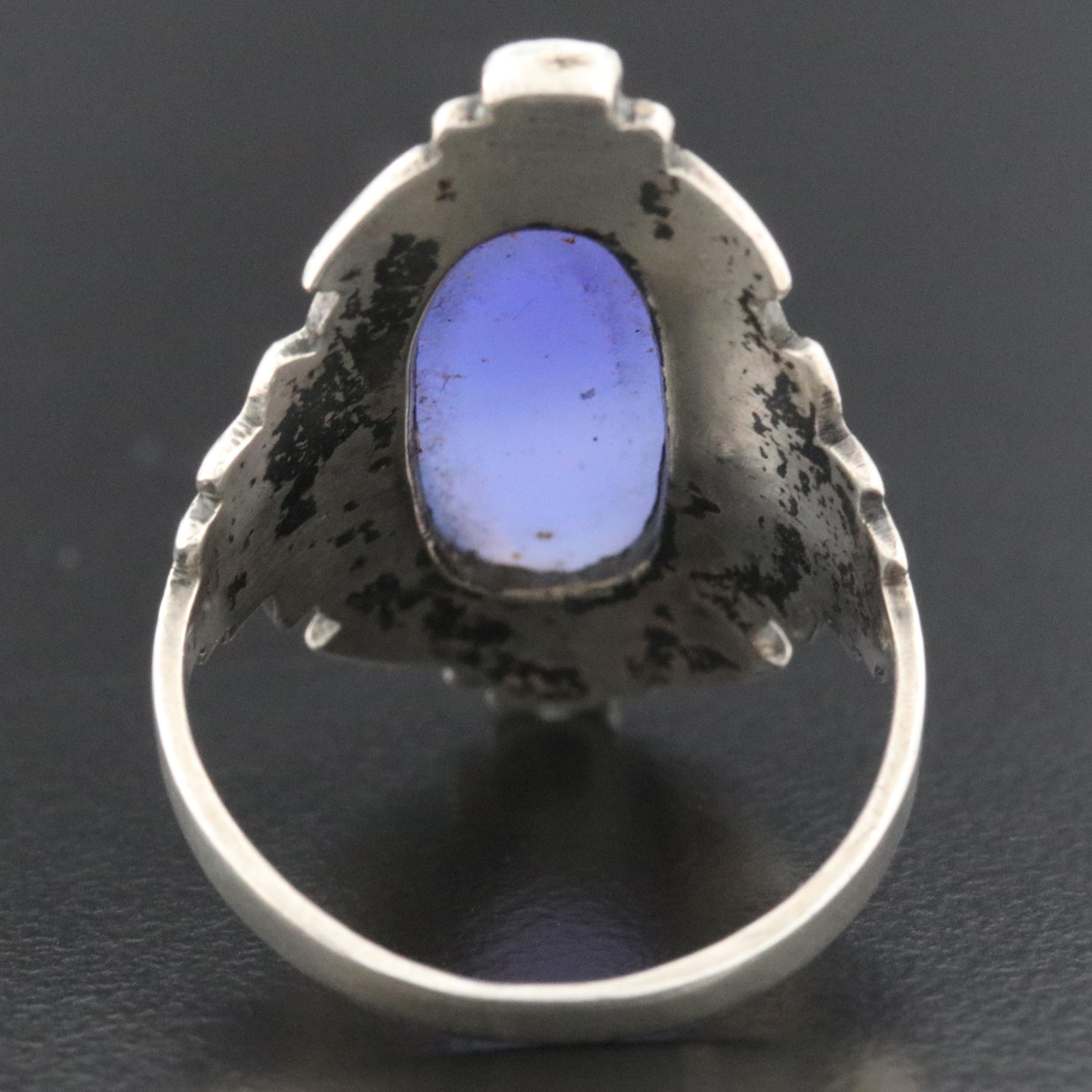 Sterling Chalcedony Ring