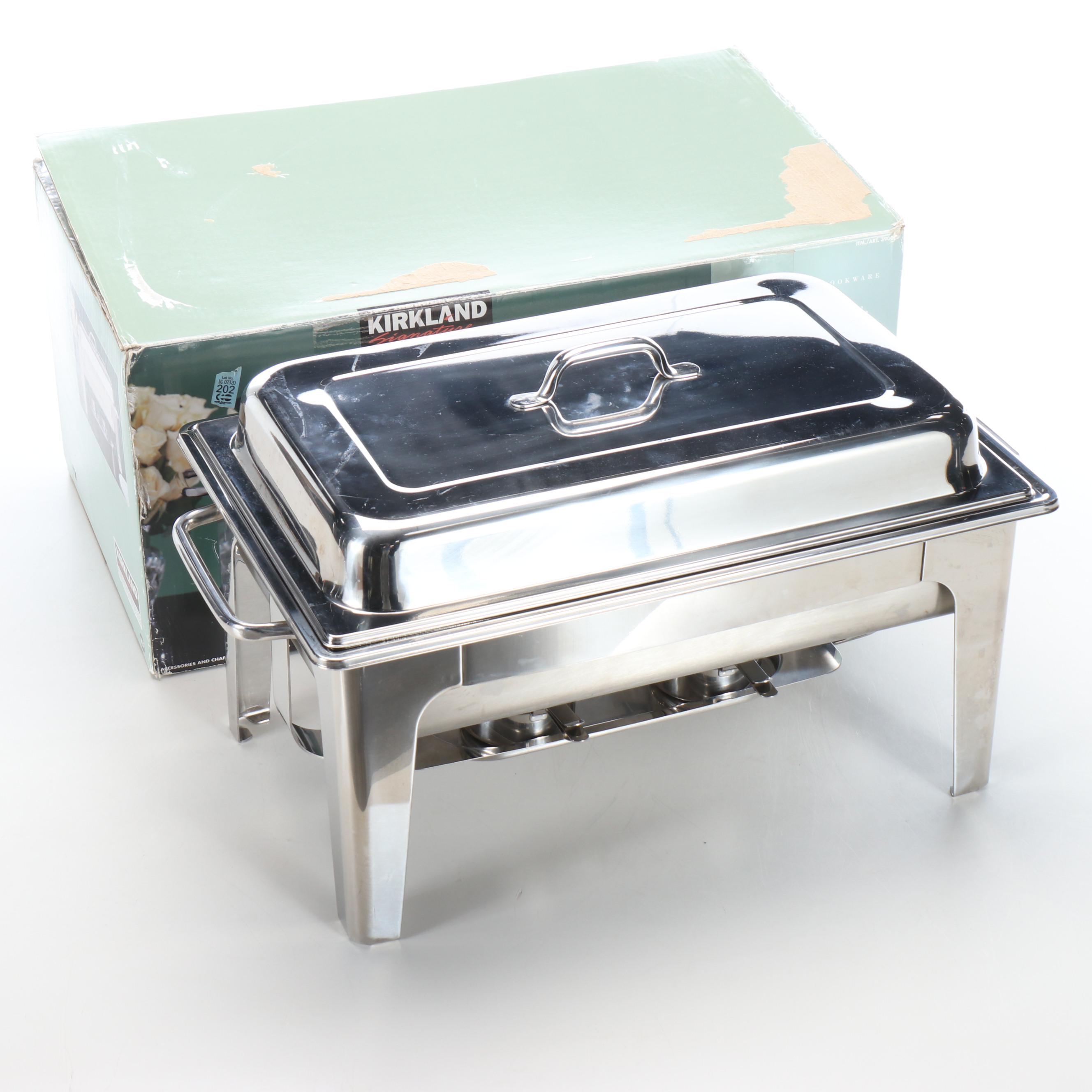 Kirkland Cookware Stainless Steel 9-Quart Chafing Dishes