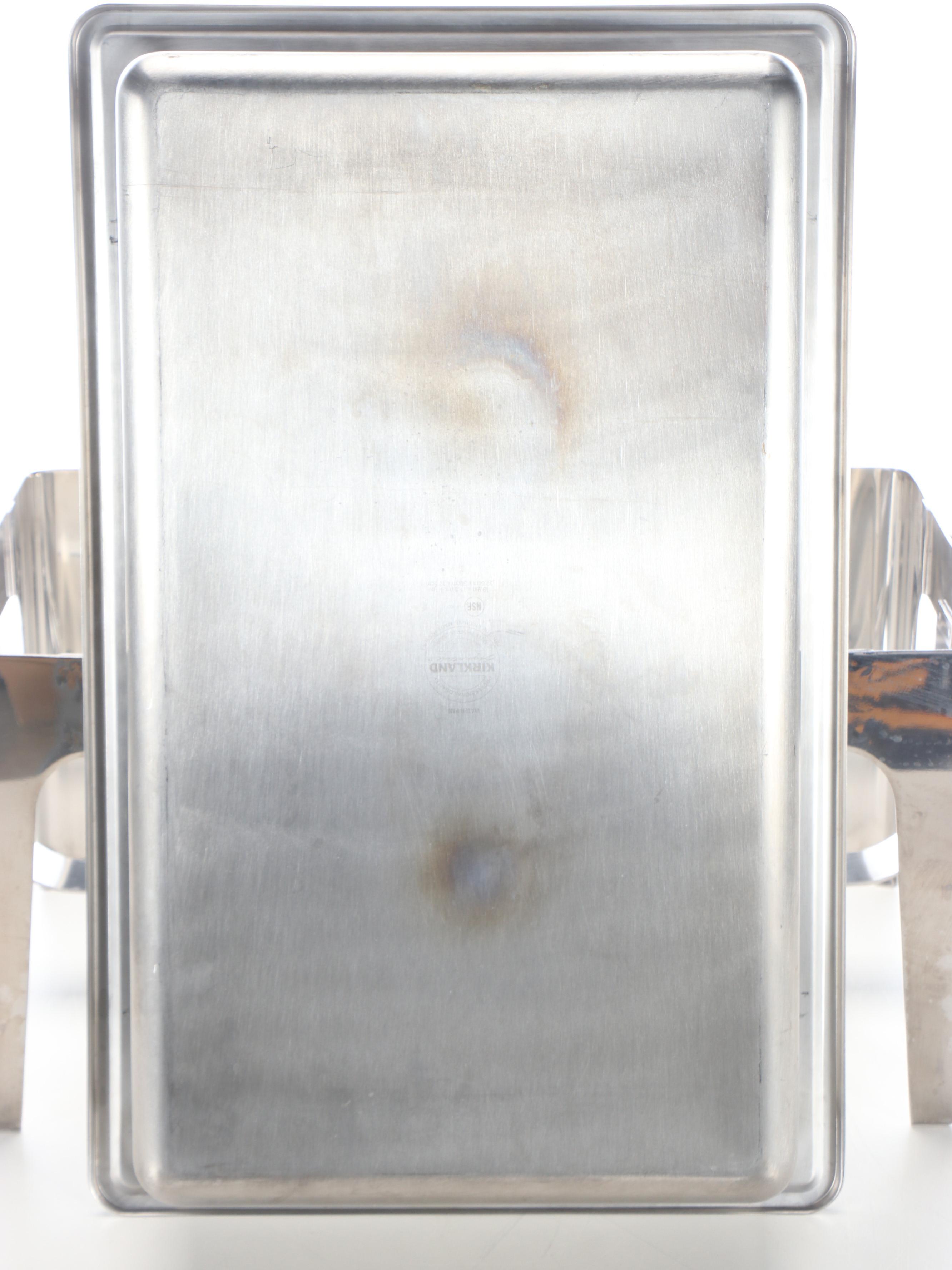 Kirkland Cookware Stainless Steel 9-Quart Chafing Dishes