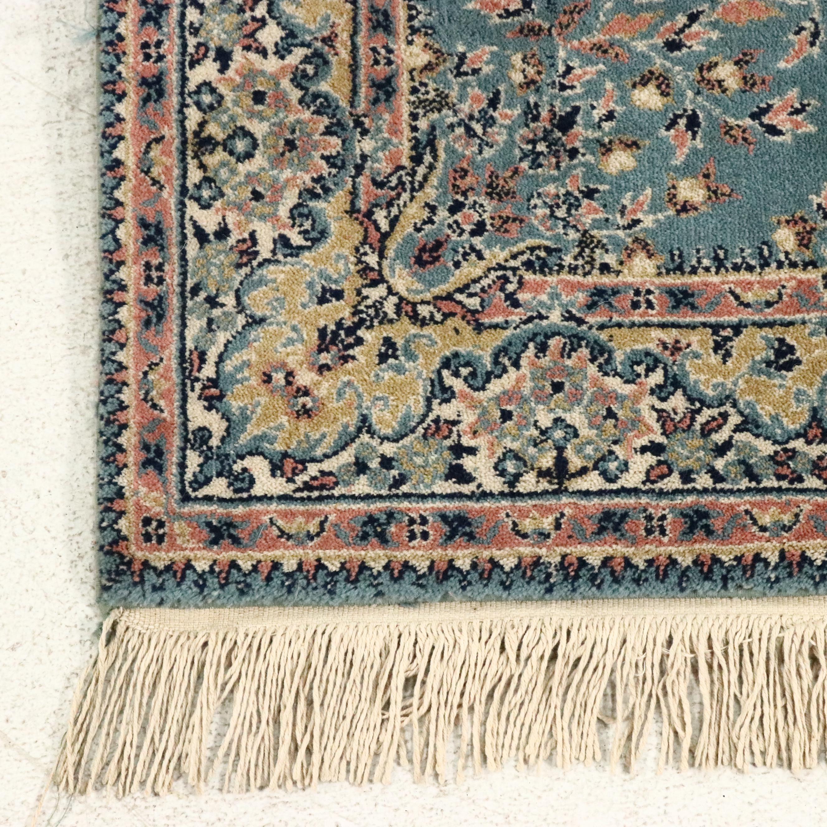 2'8 x 13'7 Pair of Machine Made Pastel Wool Carpet Runner Long Rugs