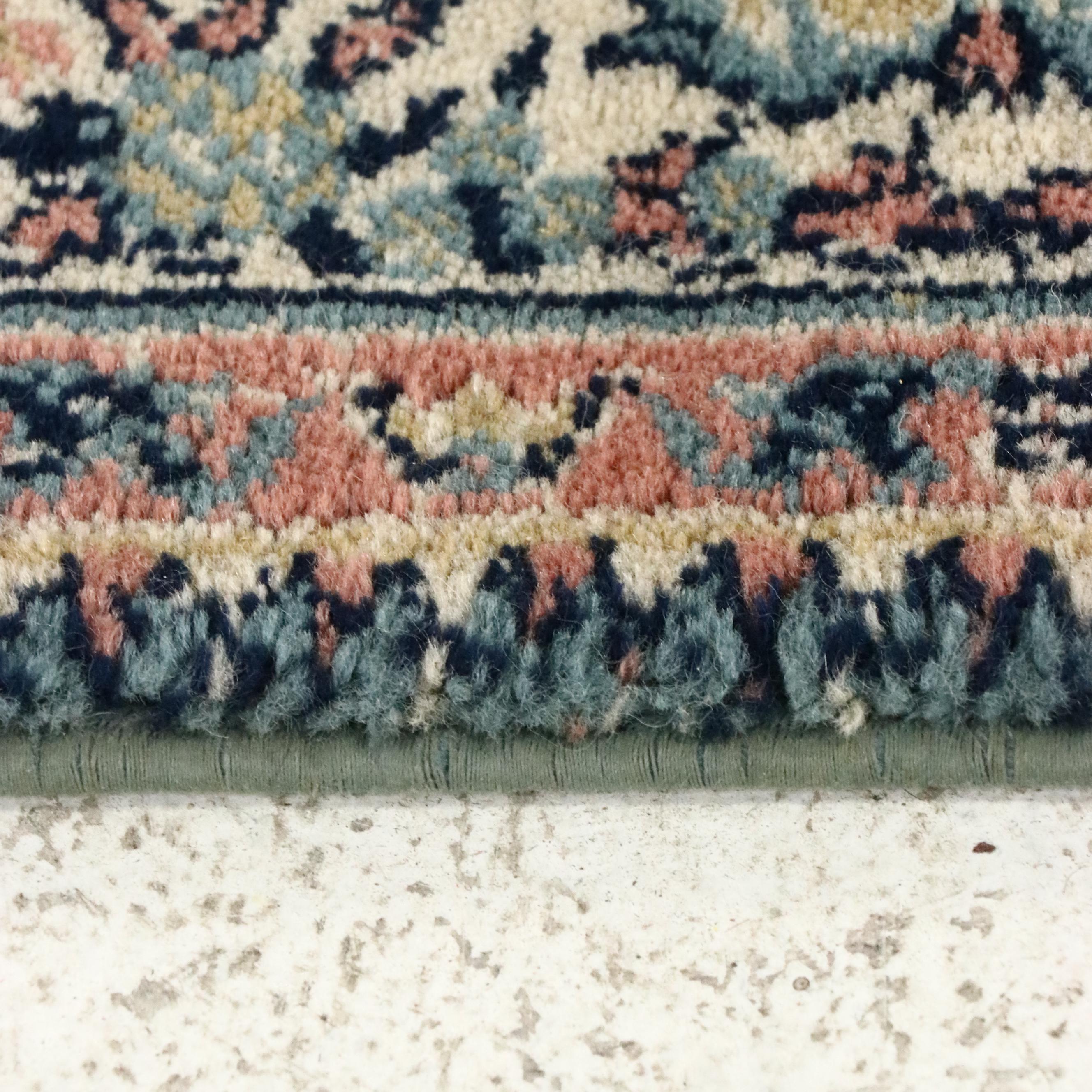 2'8 x 13'7 Pair of Machine Made Pastel Wool Carpet Runner Long Rugs