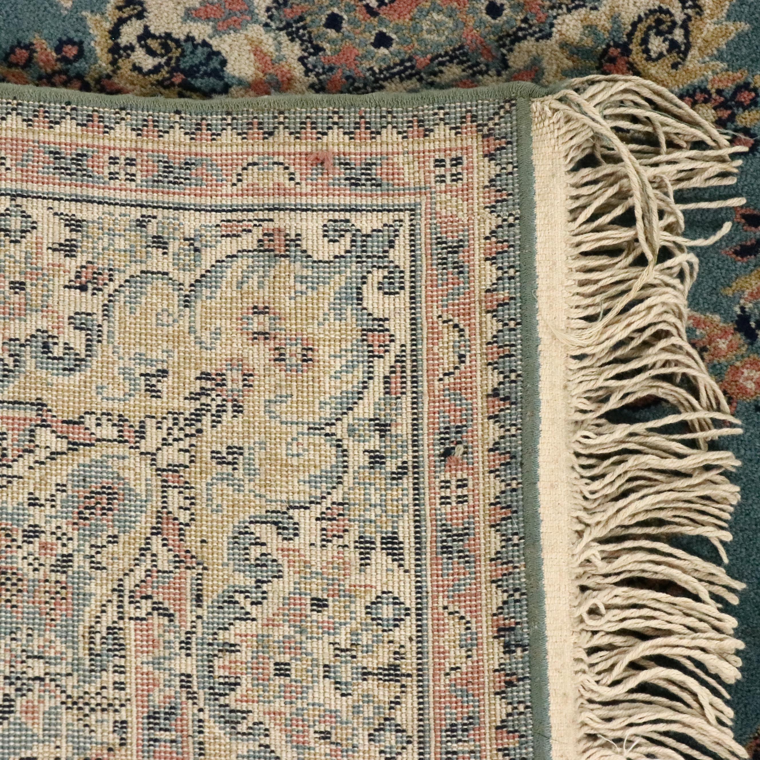 2'8 x 13'7 Pair of Machine Made Pastel Wool Carpet Runner Long Rugs