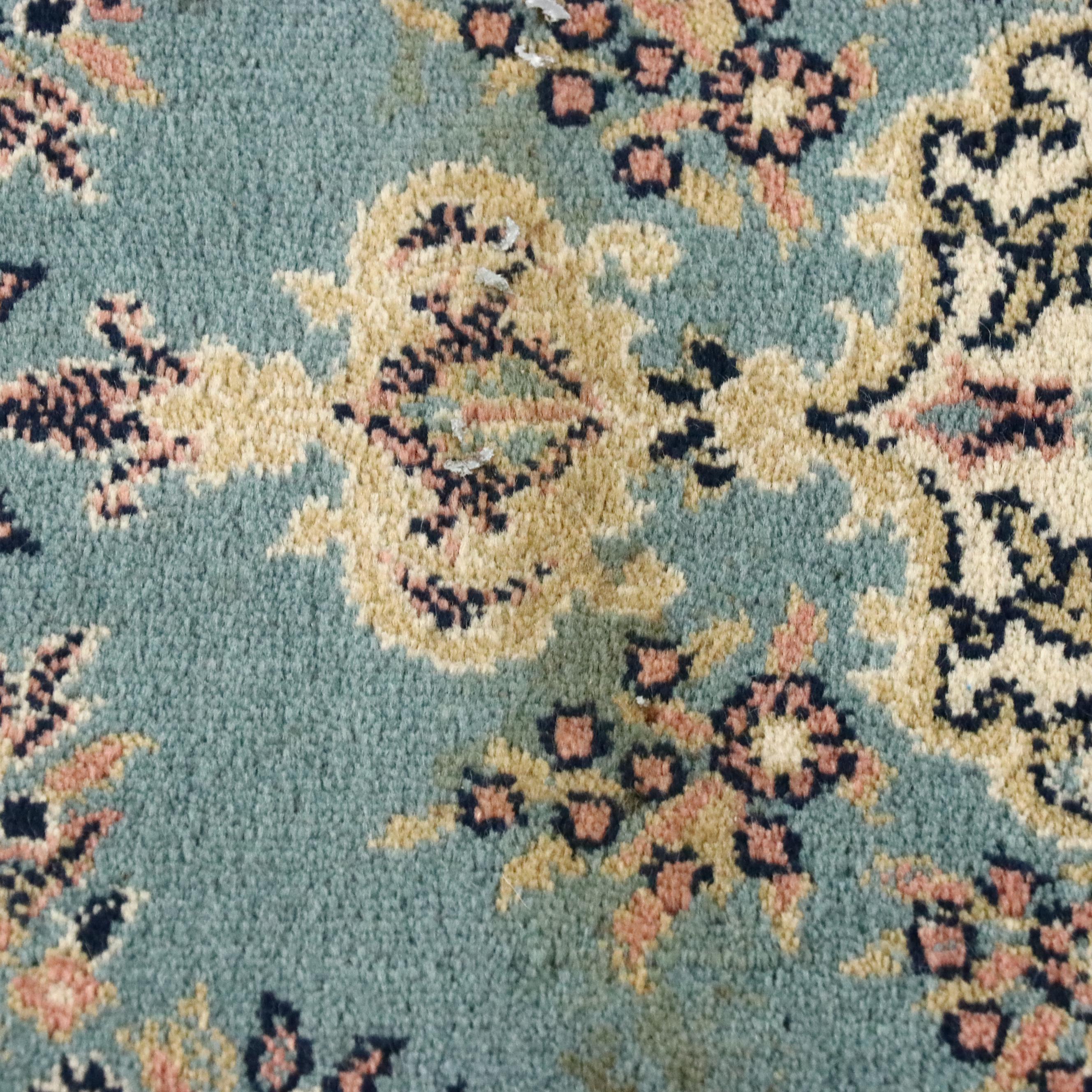 2'8 x 13'7 Pair of Machine Made Pastel Wool Carpet Runner Long Rugs
