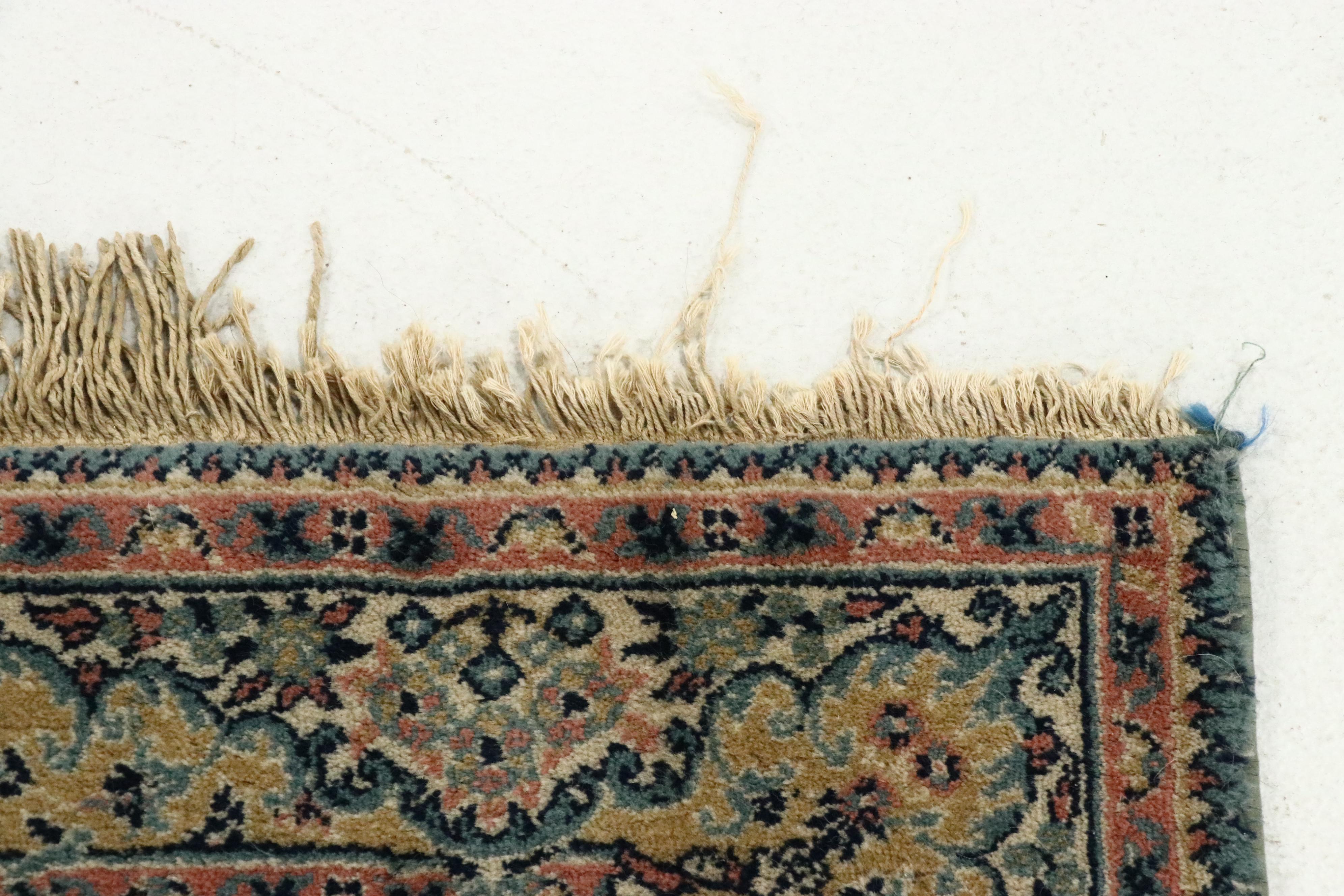 2'8 x 13'7 Pair of Machine Made Pastel Wool Carpet Runner Long Rugs