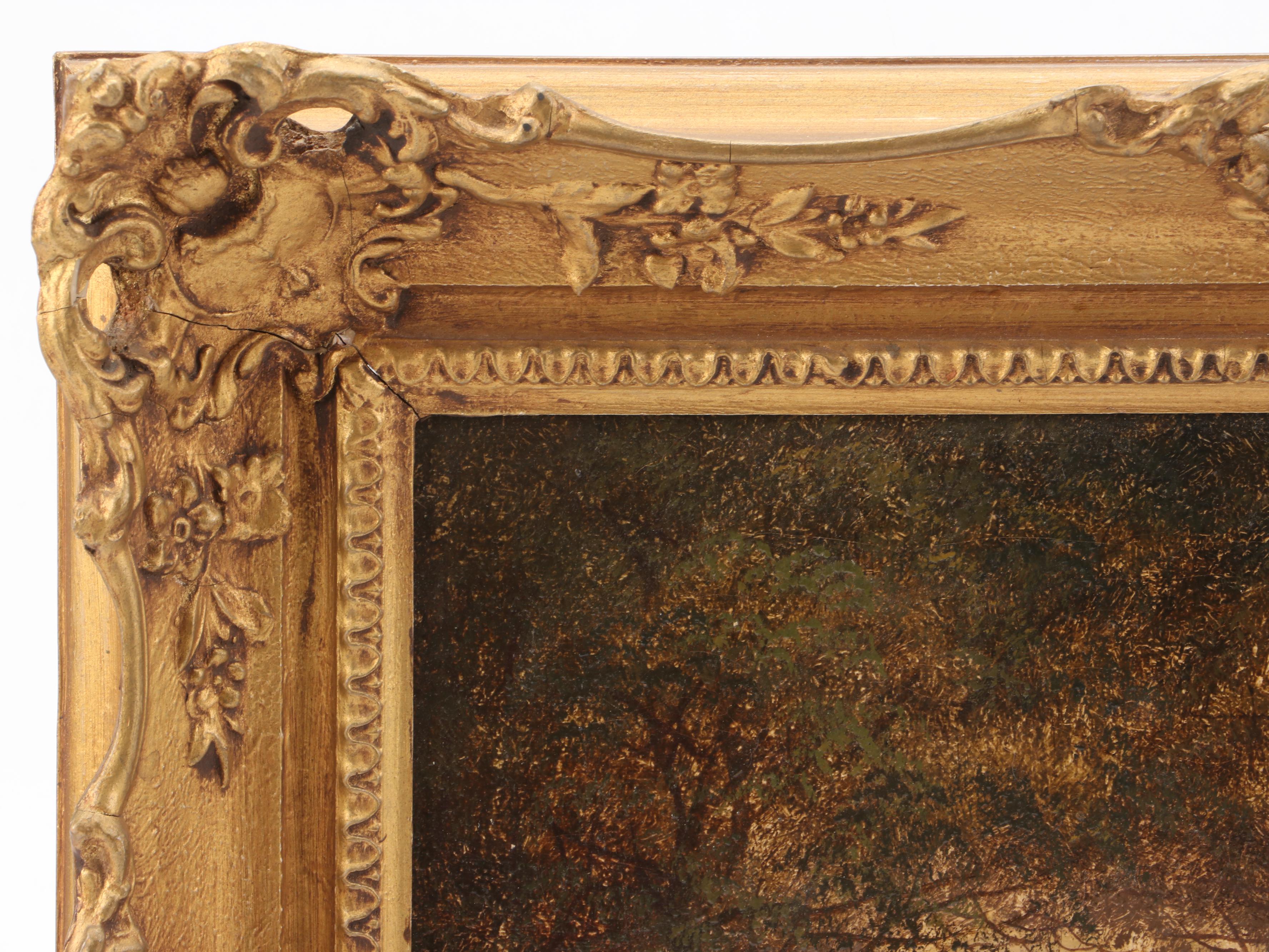 Barbizon-Inspired Landscape Oil Painting