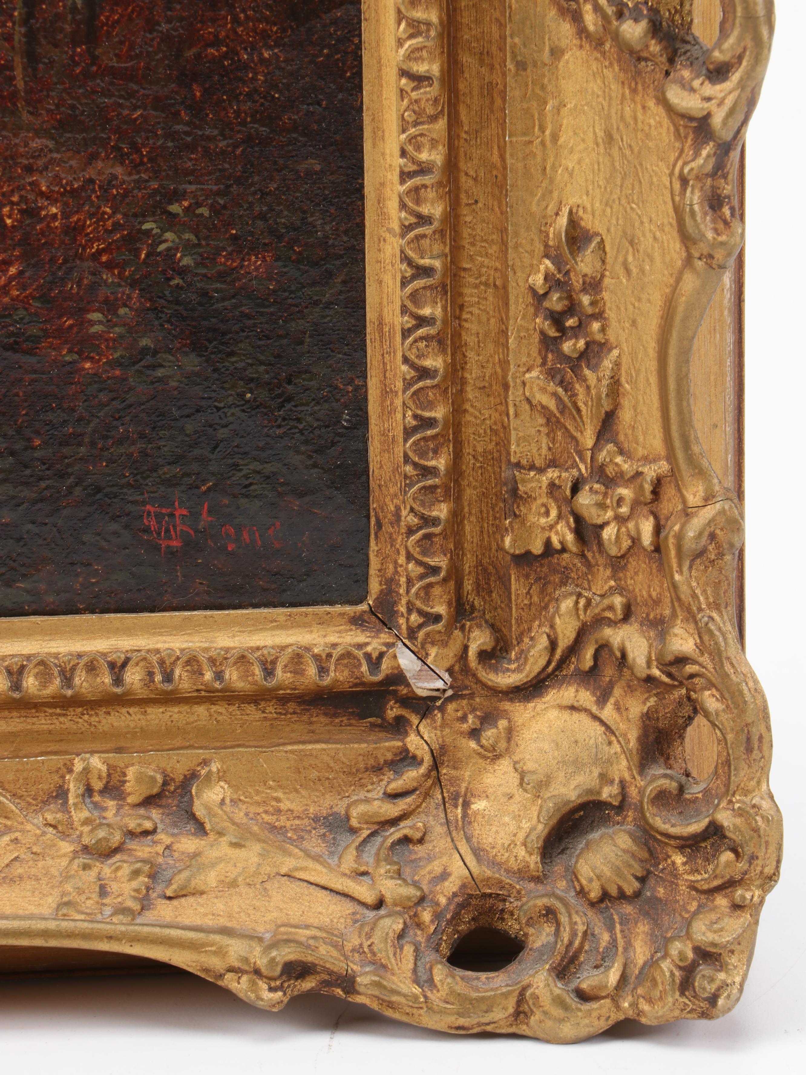 Barbizon-Inspired Landscape Oil Painting