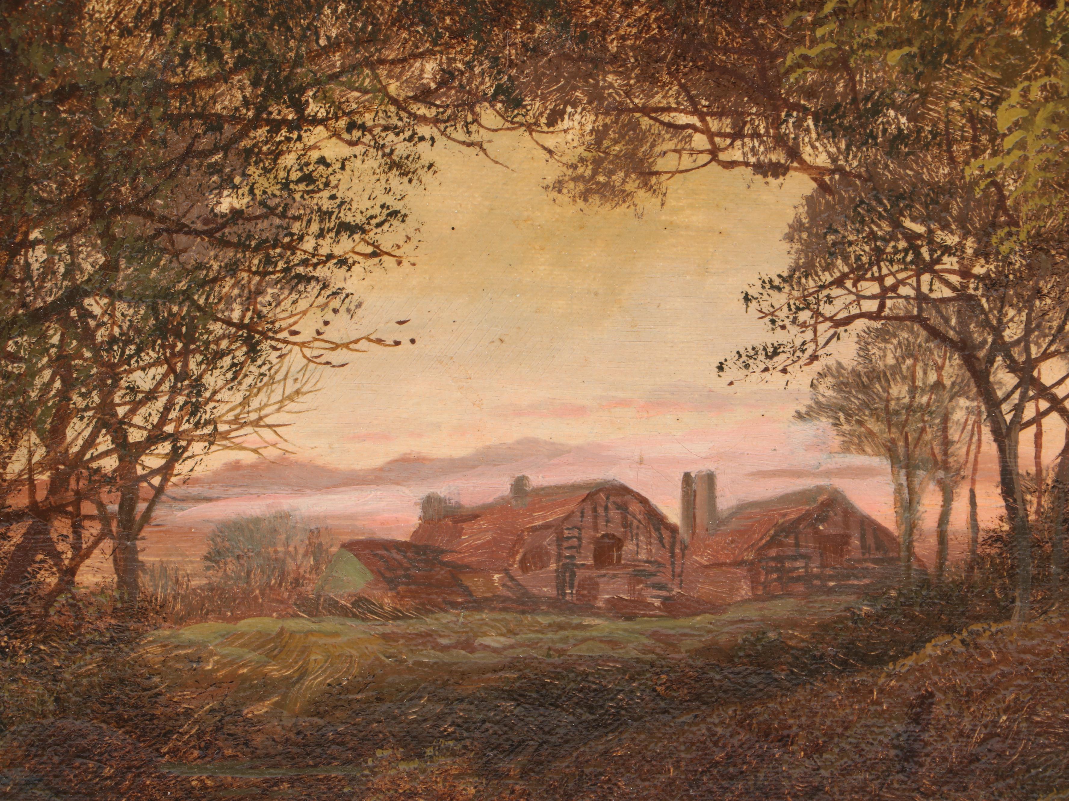 Barbizon-Inspired Landscape Oil Painting