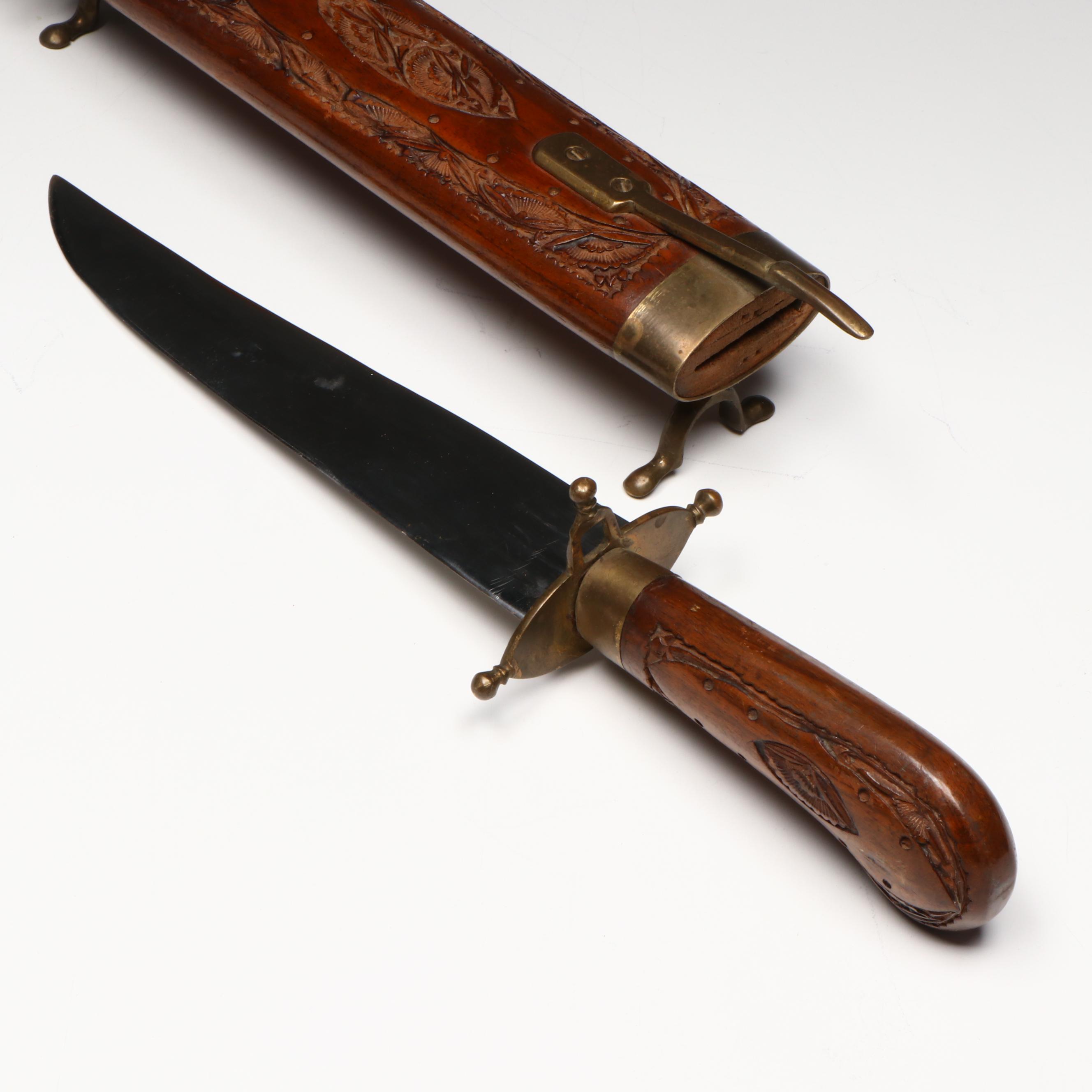 Indian Carving Set, Early to Mid-20th Century