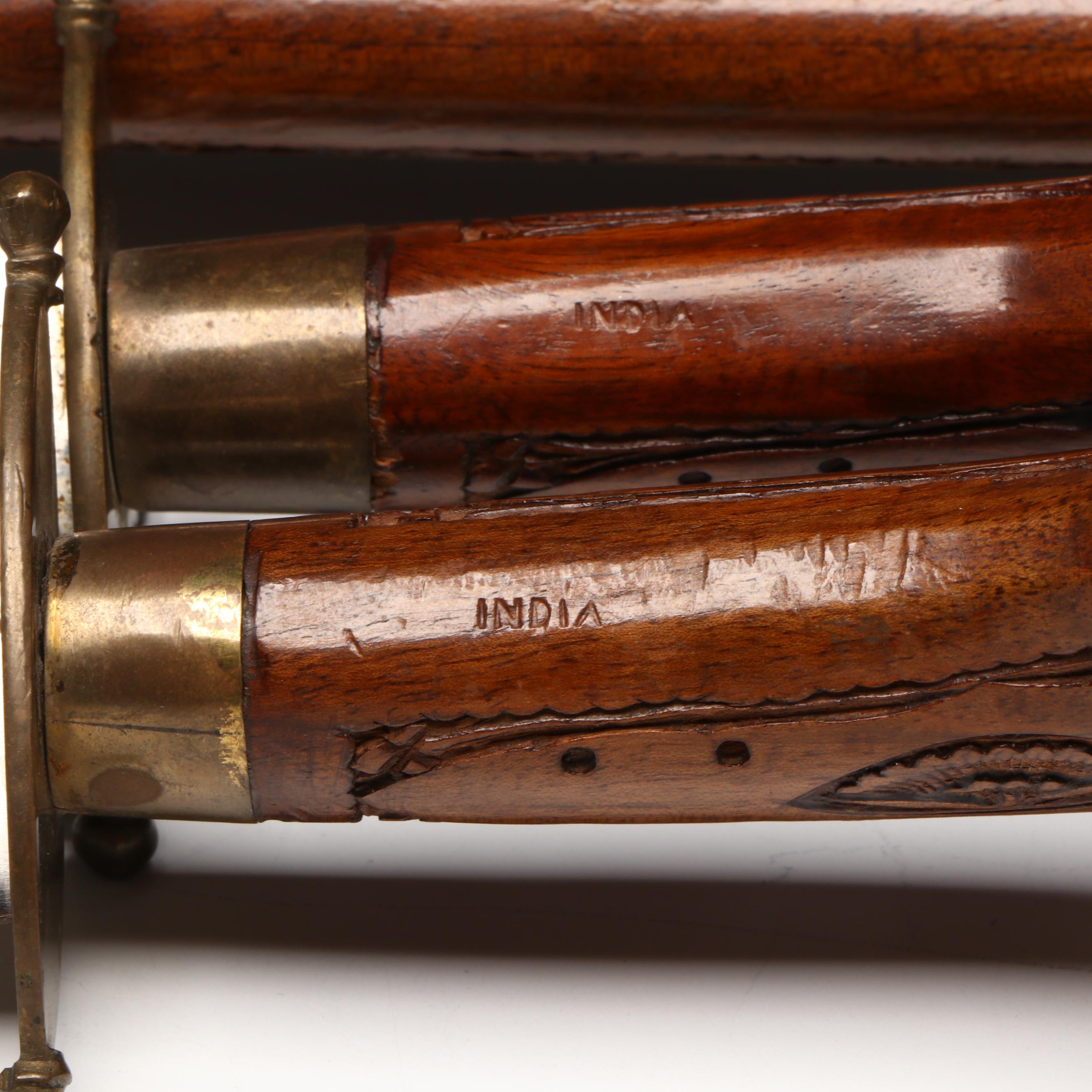 Indian Carving Set, Early to Mid-20th Century