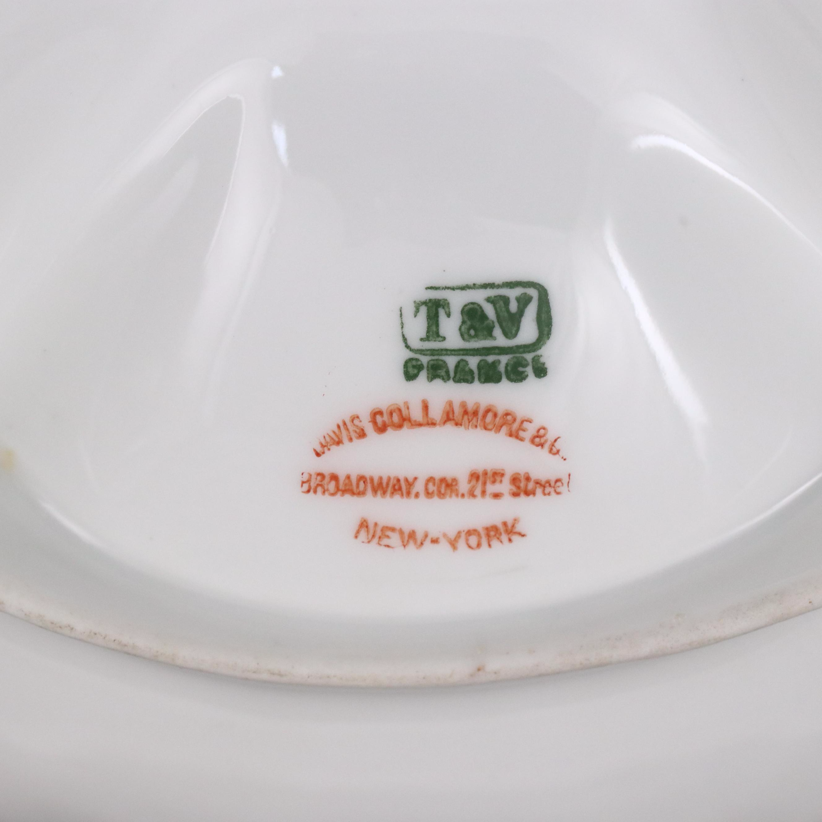 Martial Redon and Other Limoges Porcelain Oyster Plates, Late 19th/ Early 20th C