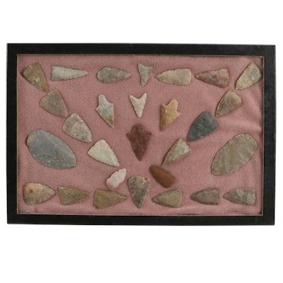 Indigenous Knapped Flint, Chert and Other Stone Arrowheads and Points Indigenous Knapped Flint, Chert and Other Stone Arrowheads and Points