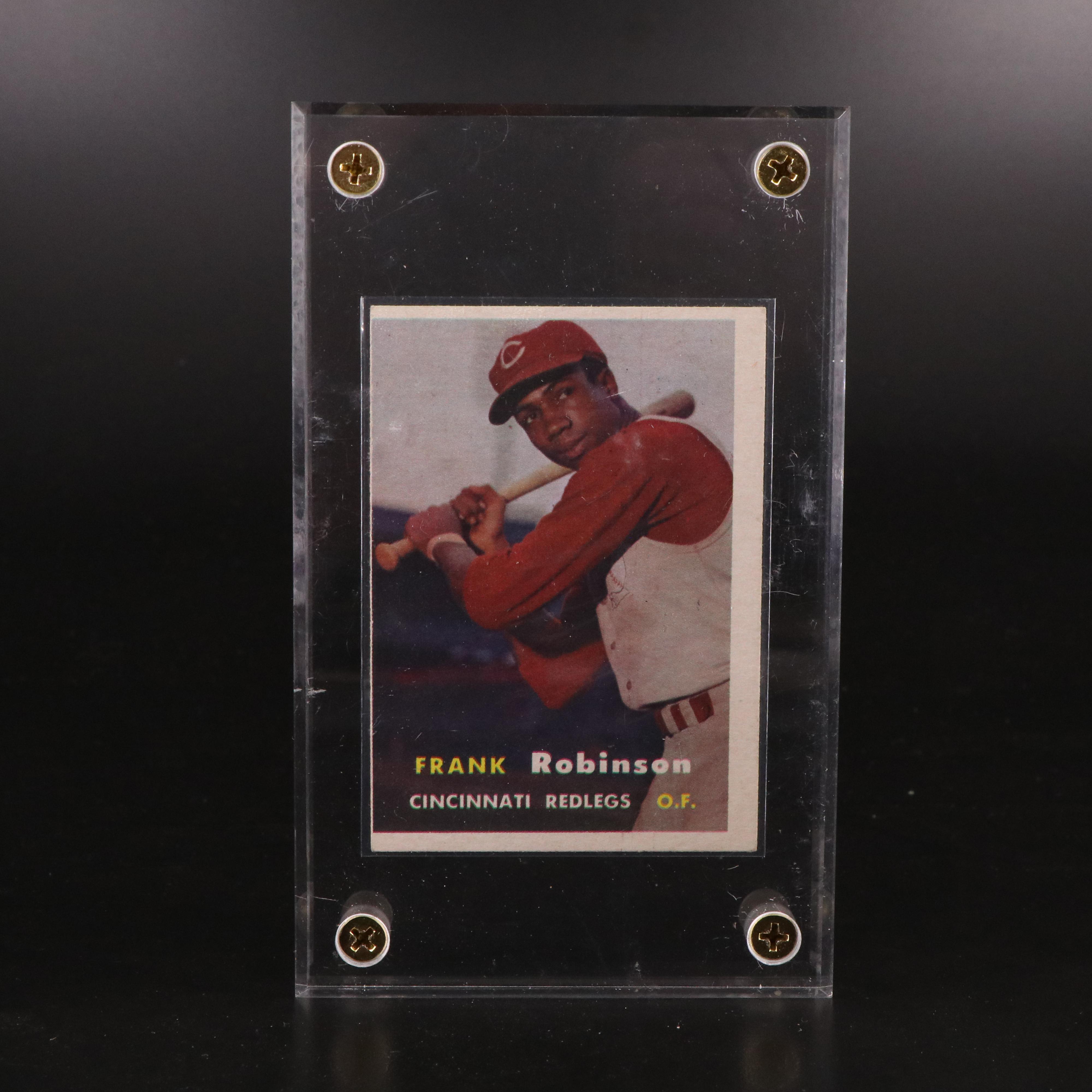 1957 Topps Frank Robinson and Brooks Robinson Rookie Baseball Cards
