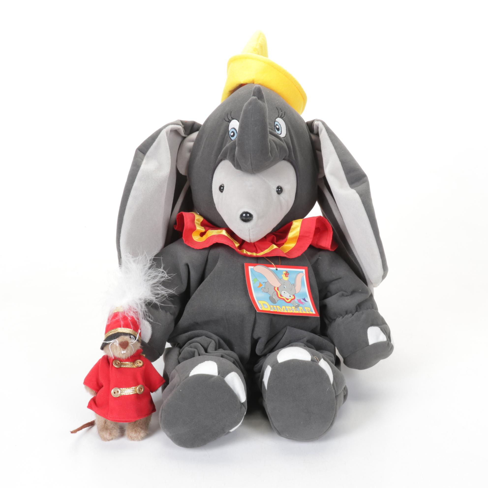 Walt Disney "Dumbear and Timothy Mouse" Limited Edition Plush by NABCO