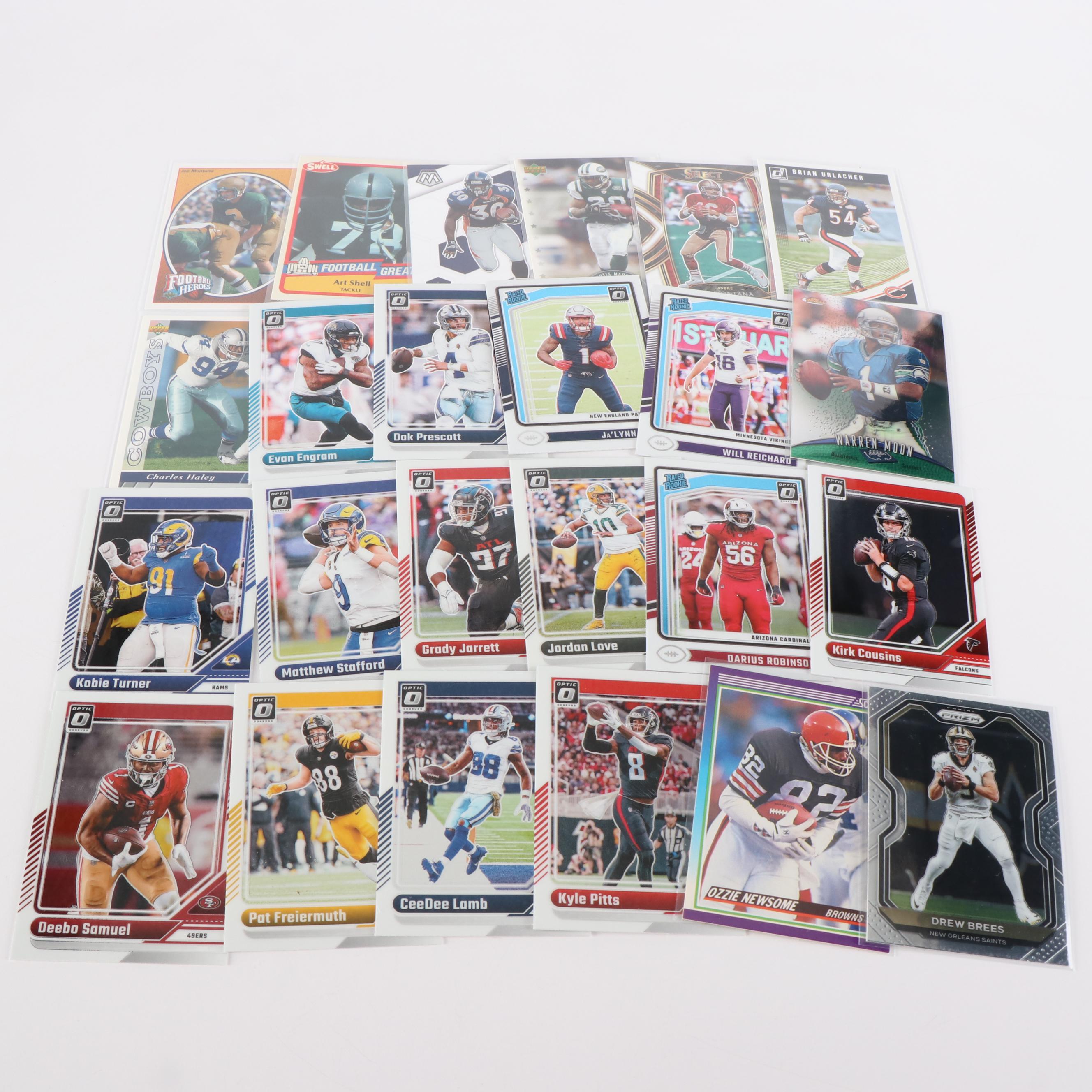 Gigantic Football Card Collection, 1980s to 2020s