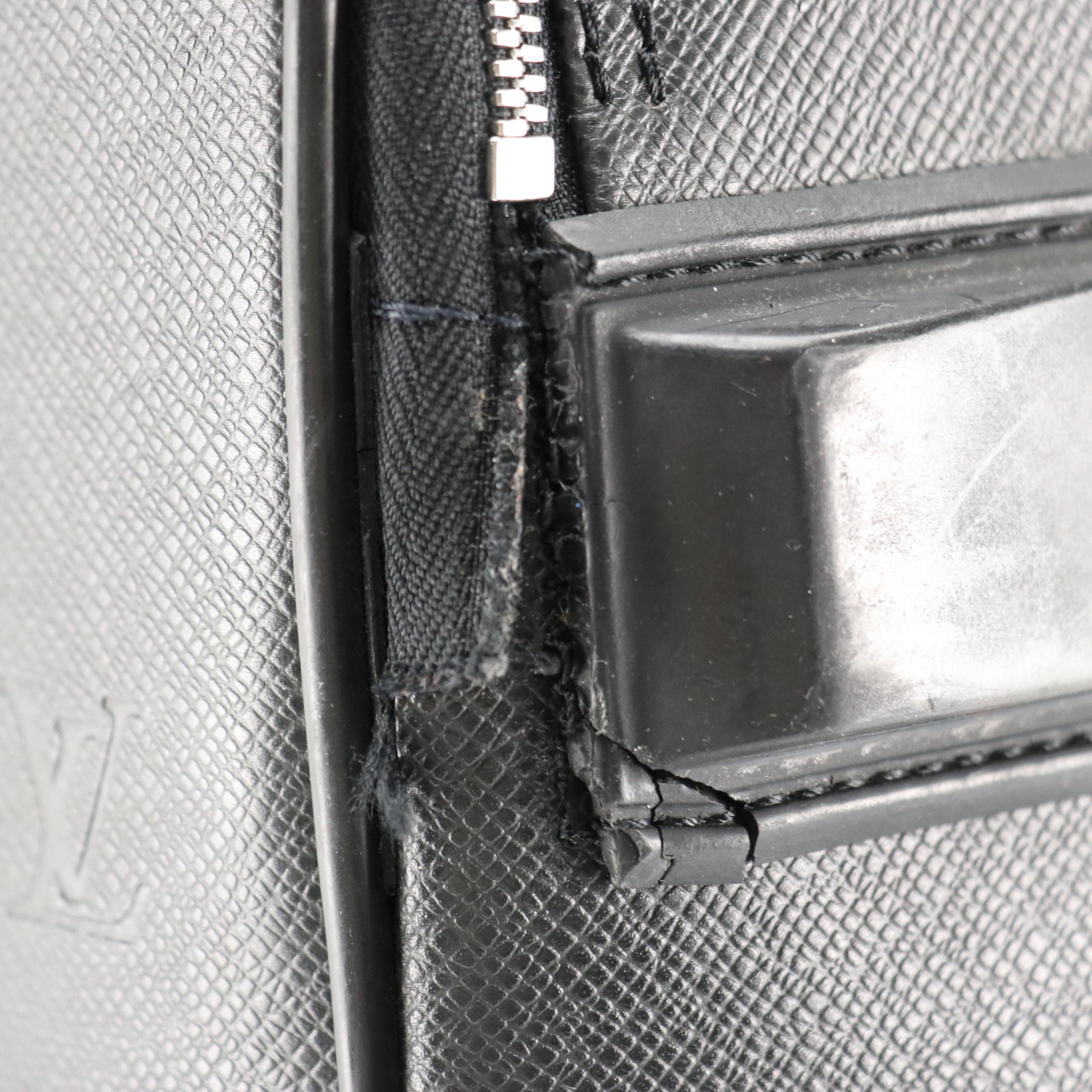 Louis Vuitton Pégase 55 Rolling Suitcase in Dark Grey Taïga Leather