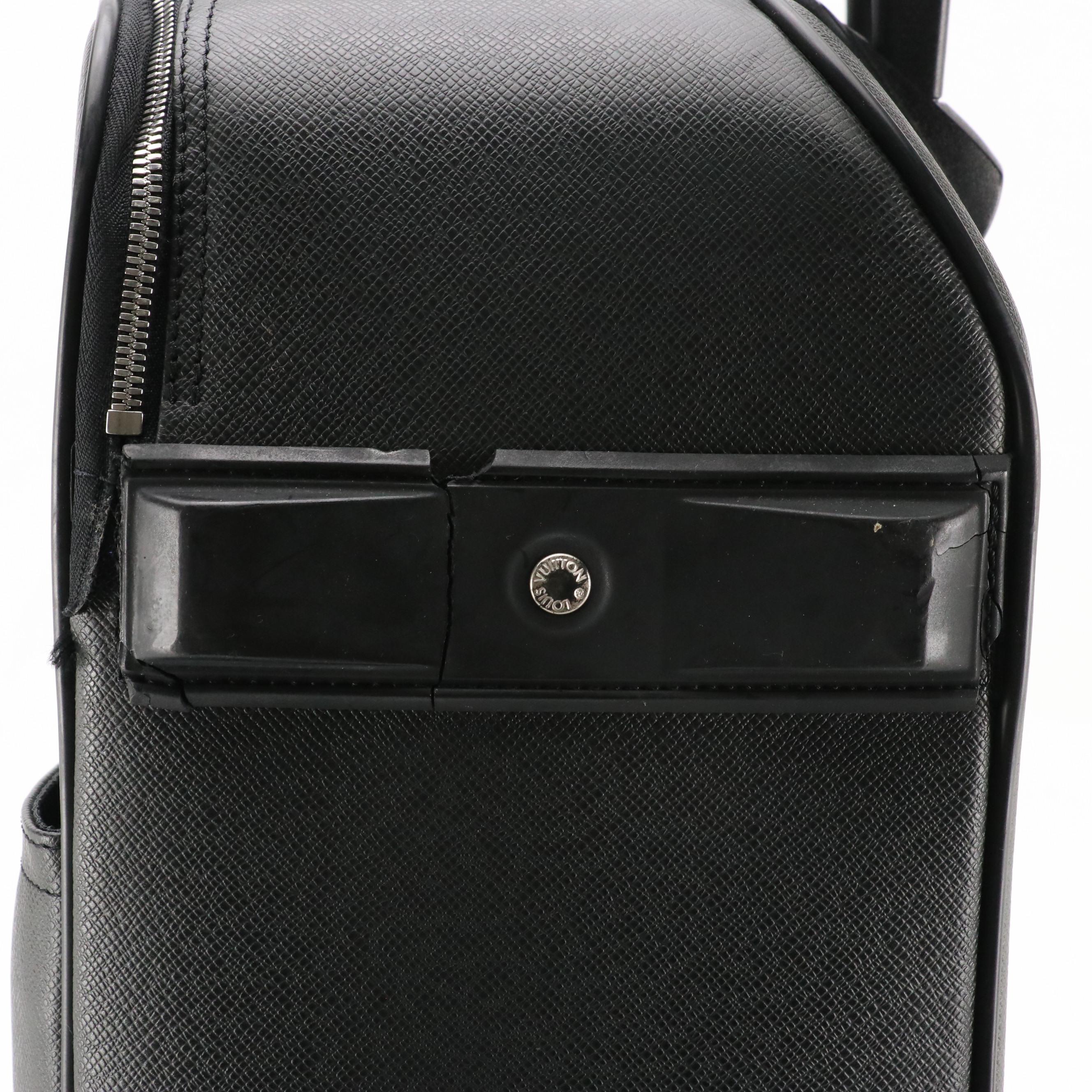 Louis Vuitton Pégase 55 Rolling Suitcase in Dark Grey Taïga Leather