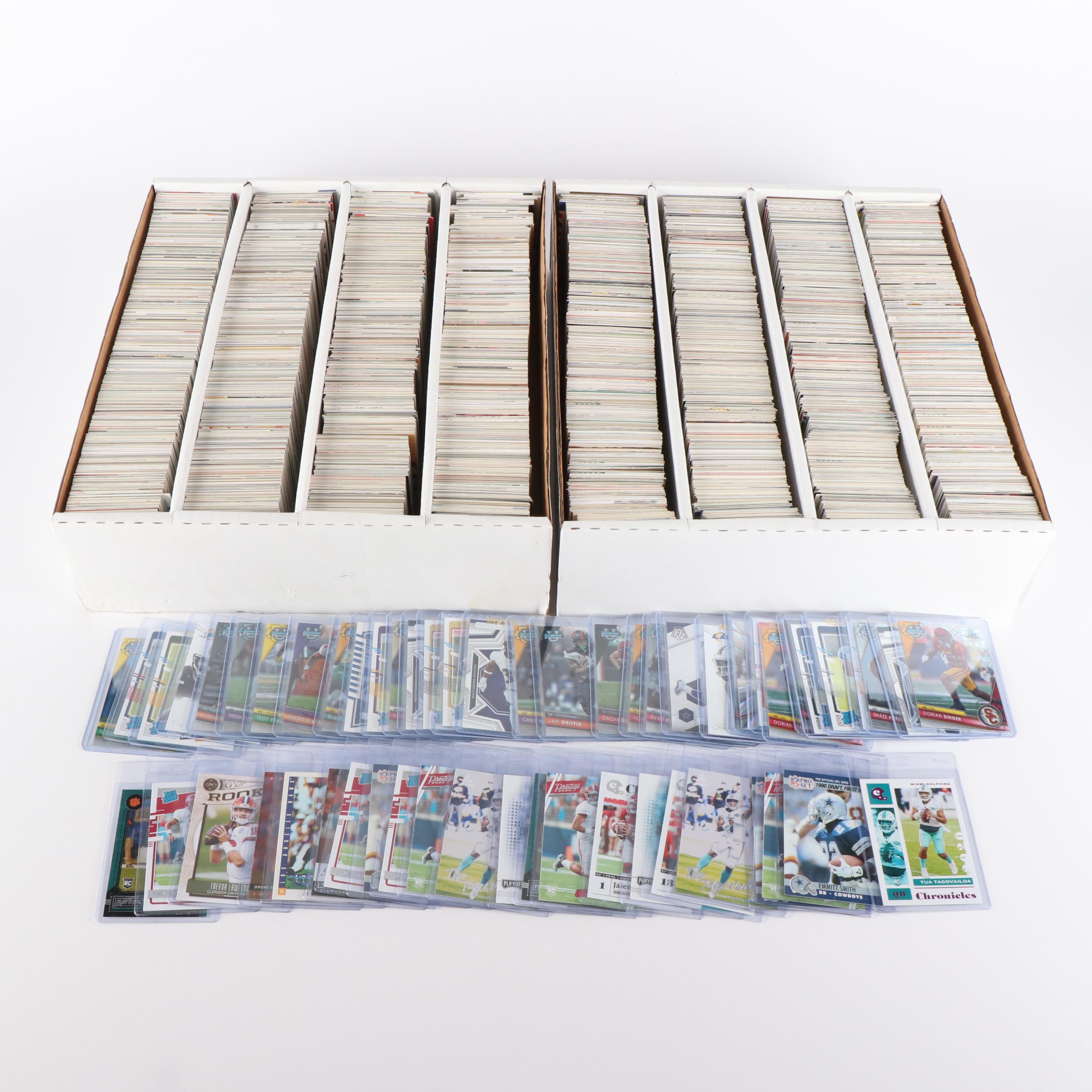 Gigantic Football Card Collection, 1980s to 2020s