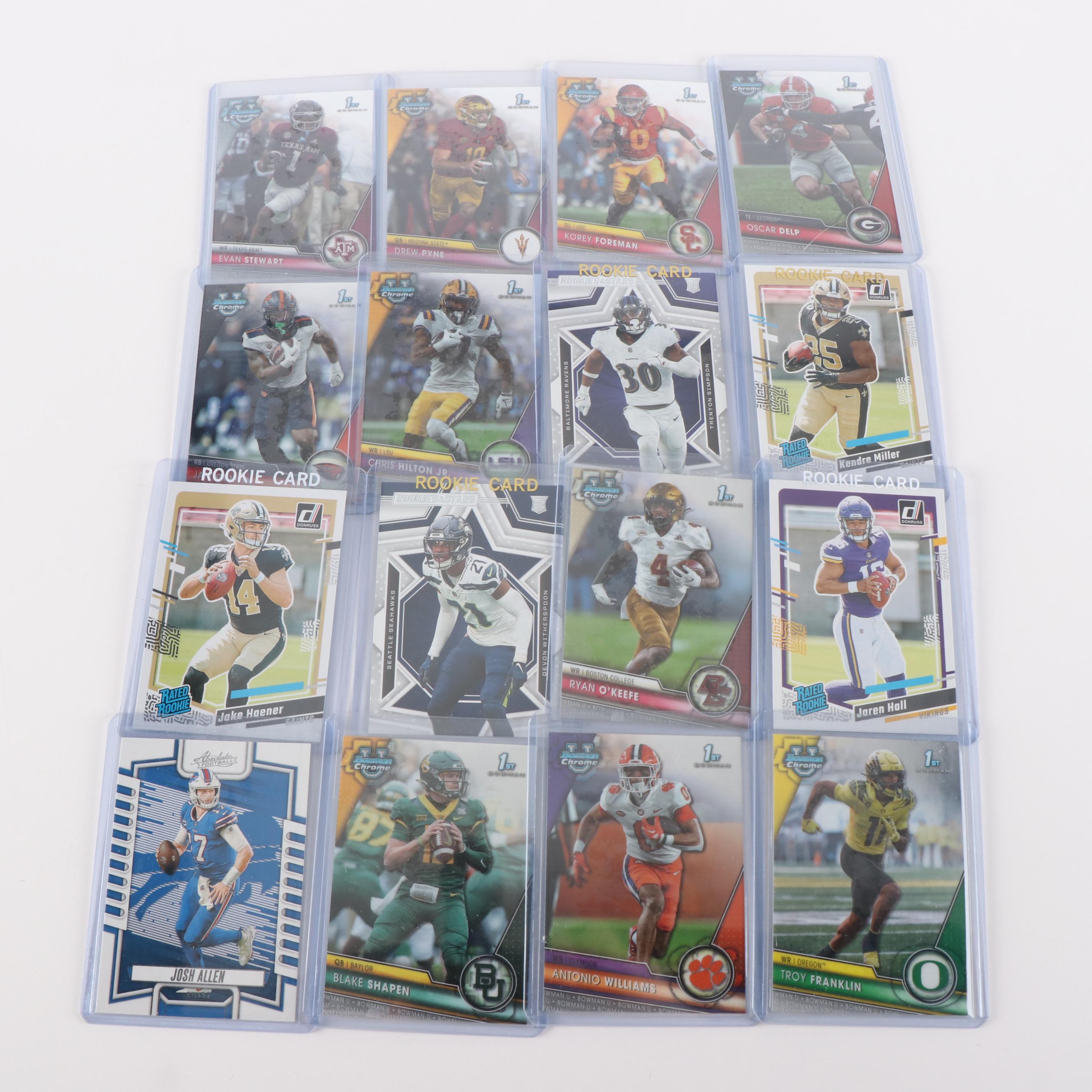 Gigantic Football Card Collection, 1980s to 2020s